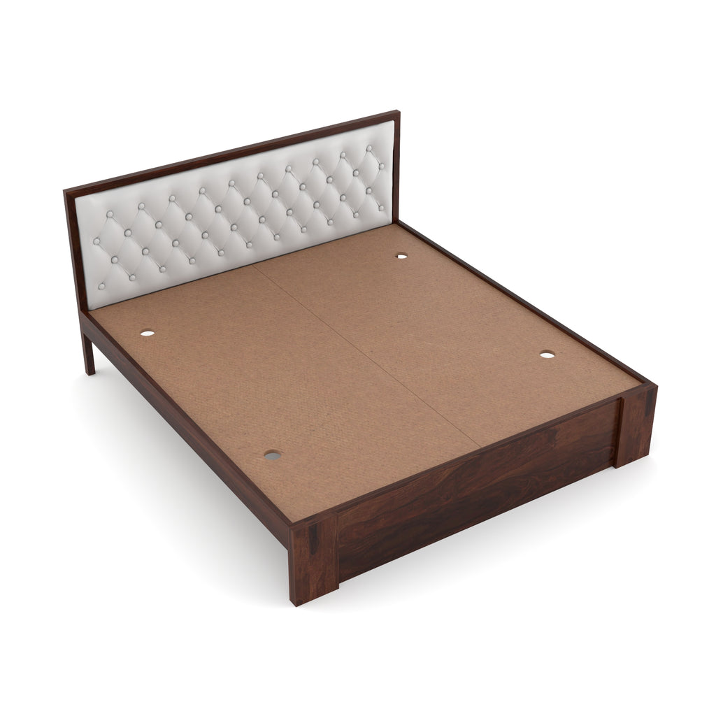 Solid Sheesham Wood king size Bed without storage