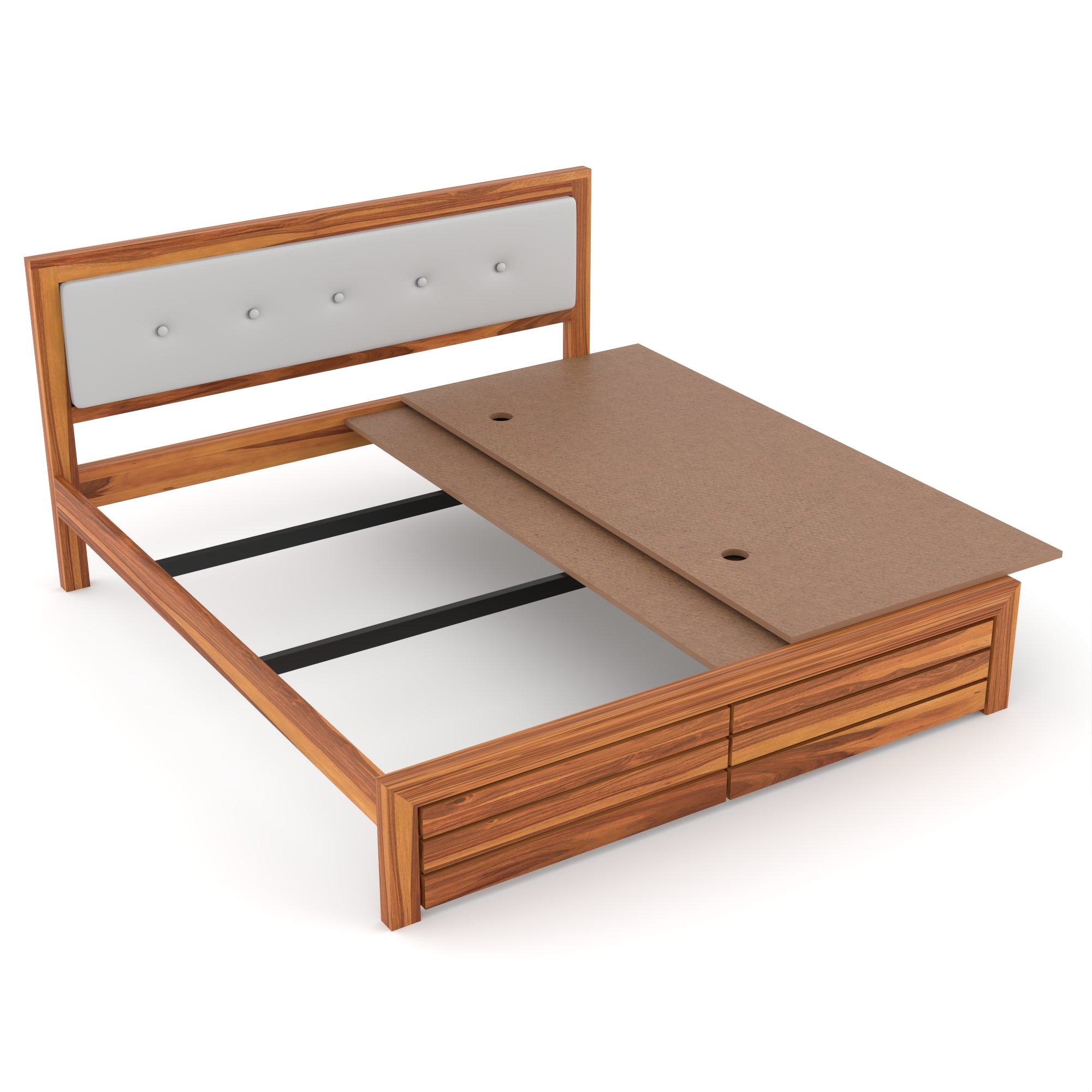 Solid Sheesham Wood king size Bed