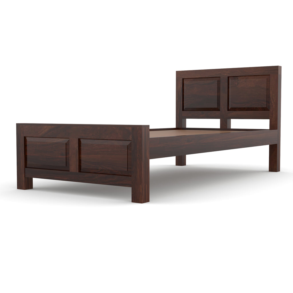 Solid Sheesham Wood Single Bed
