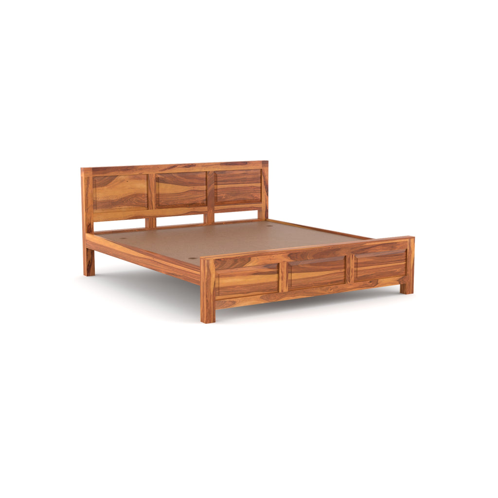 Solid Sheesham Wood king size  Bed