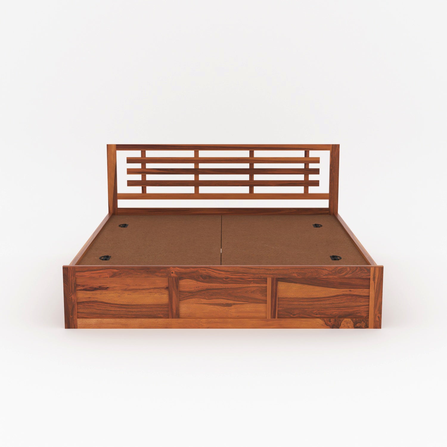 Elythrac Sheesham Wood Queen Size Bed