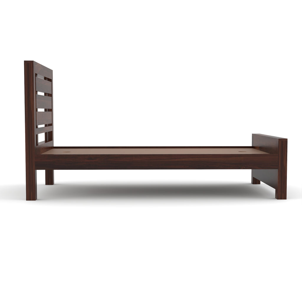 Solid Sheesham Wood Single Bed