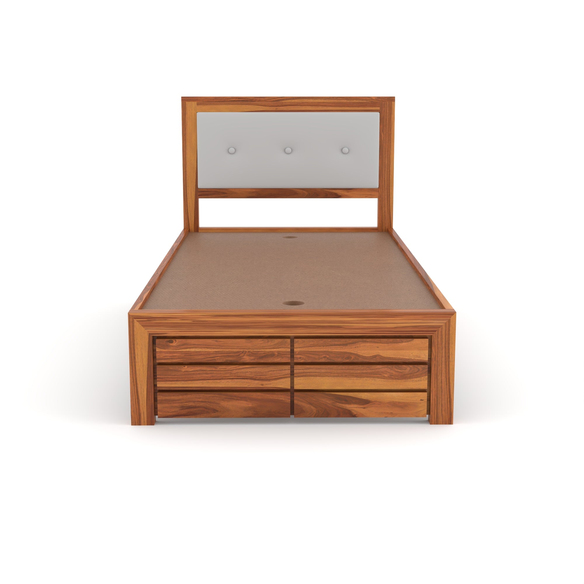 Solid Sheesham Wood single Bed