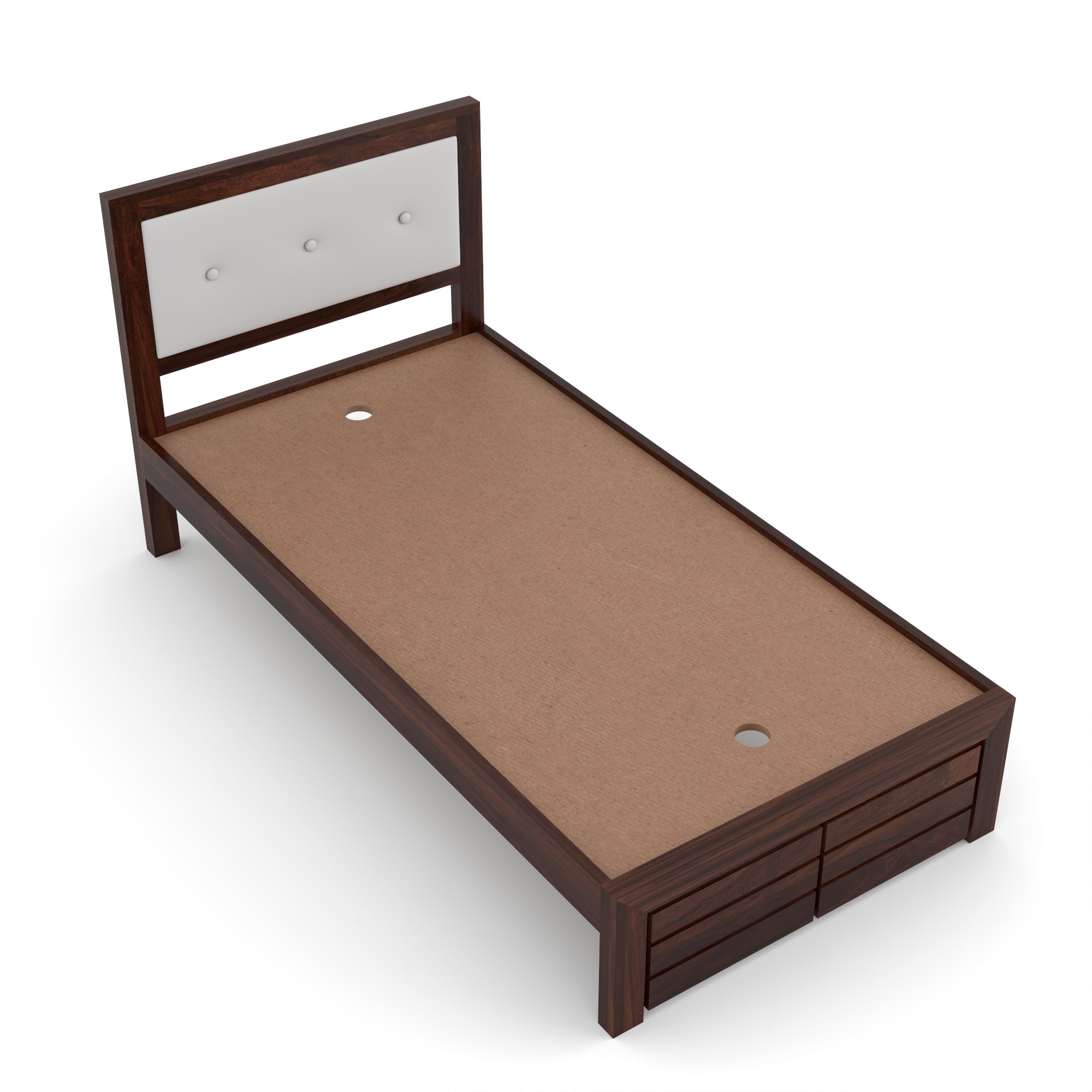 Solid Sheesham Wood single Bed