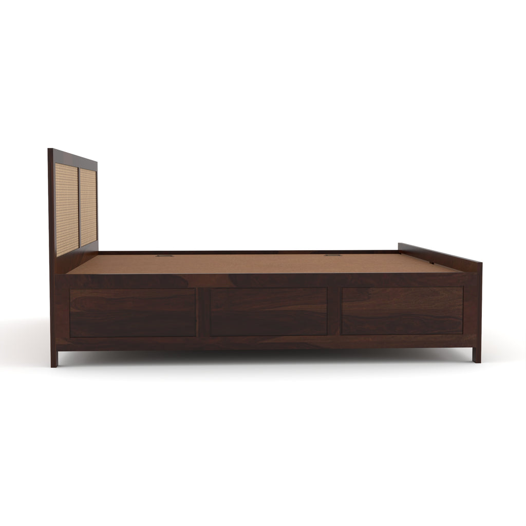 Solid Sheesham Wood Queen Bed
