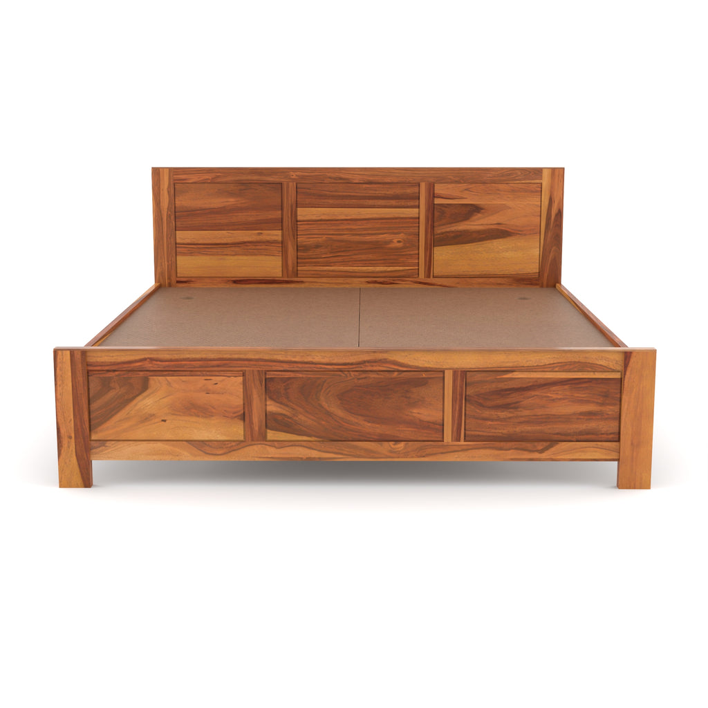 Solid Sheesham Wood Queen size Bed