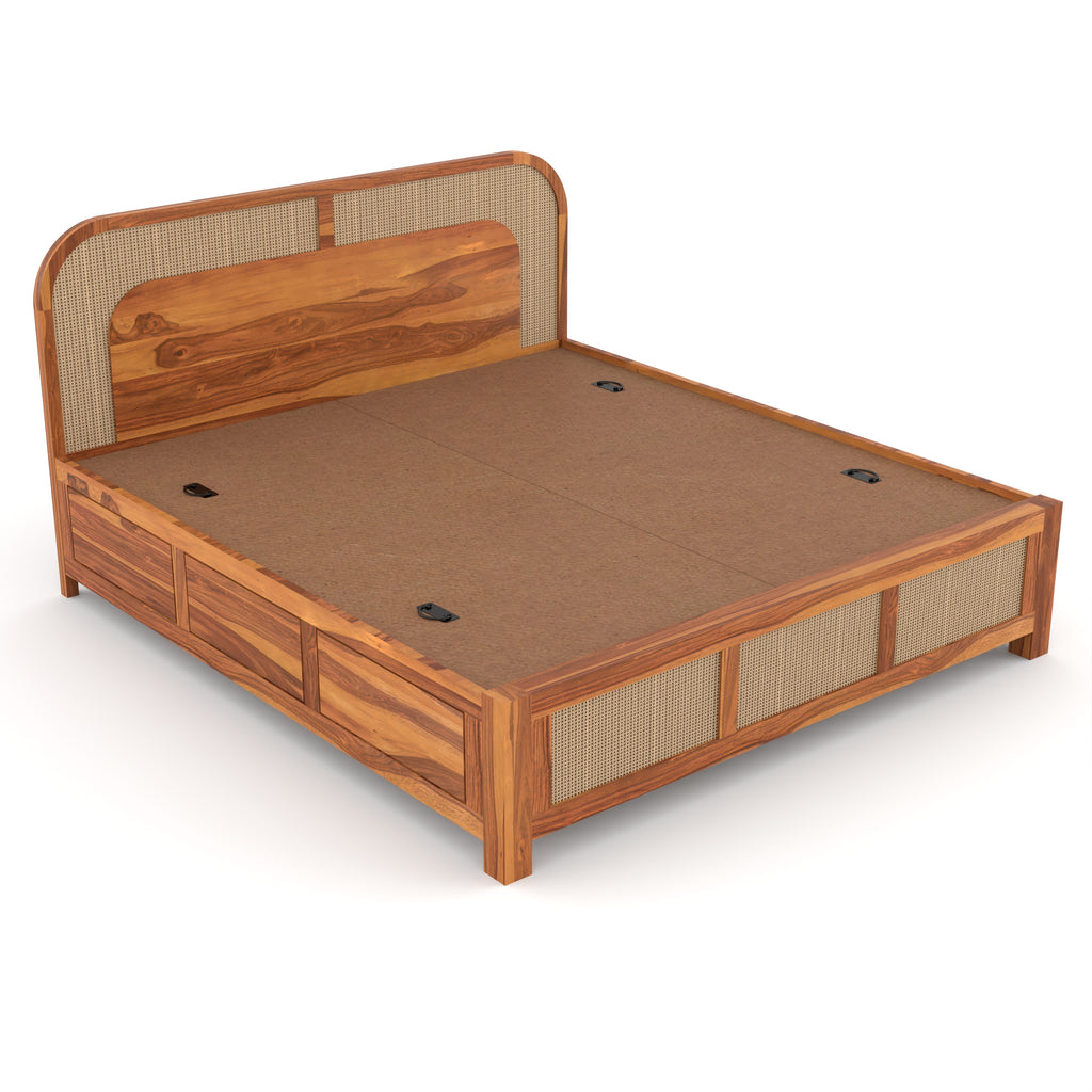 Solid Sheesham Wood Queen size Bed