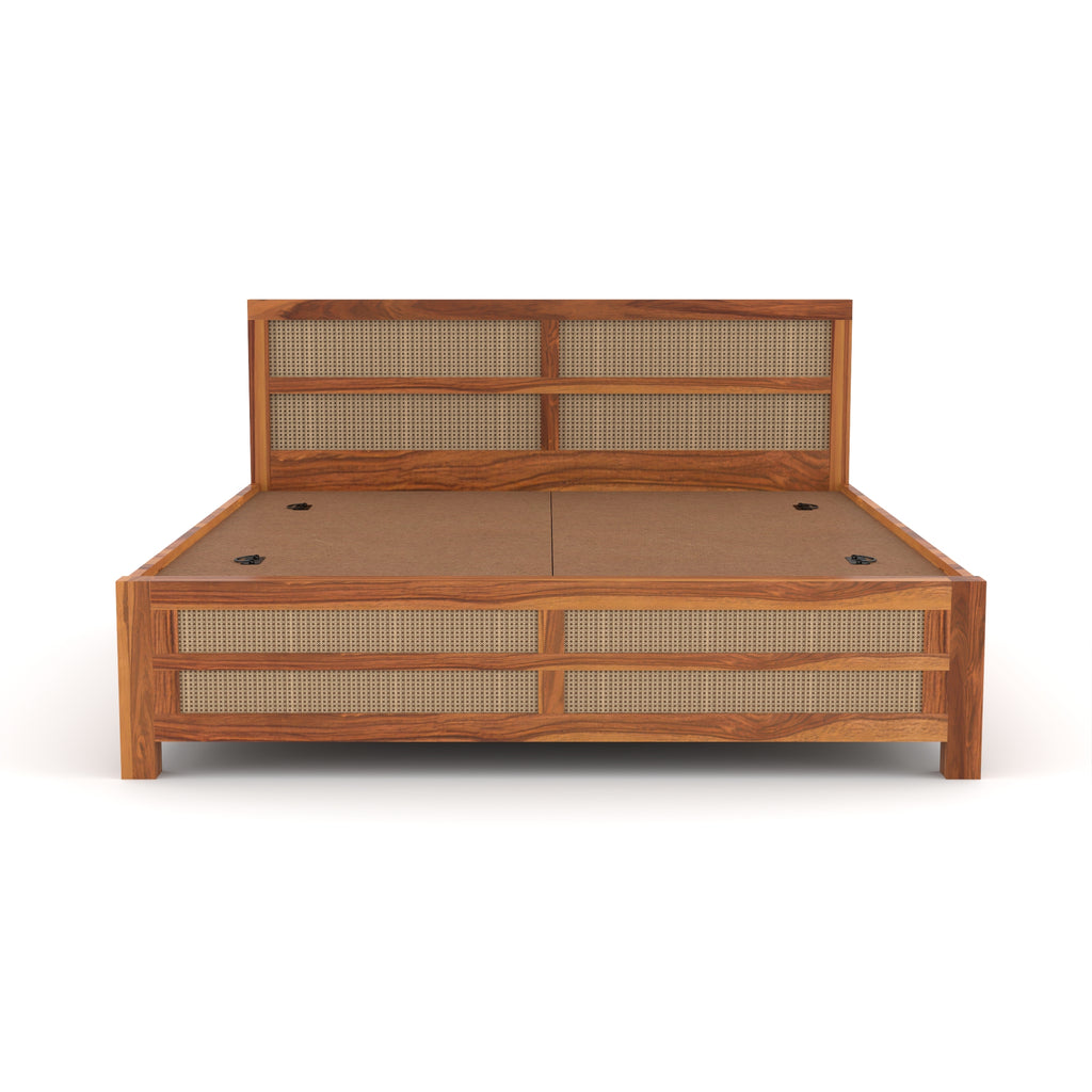 Solid Sheesham Wood queen size Bed