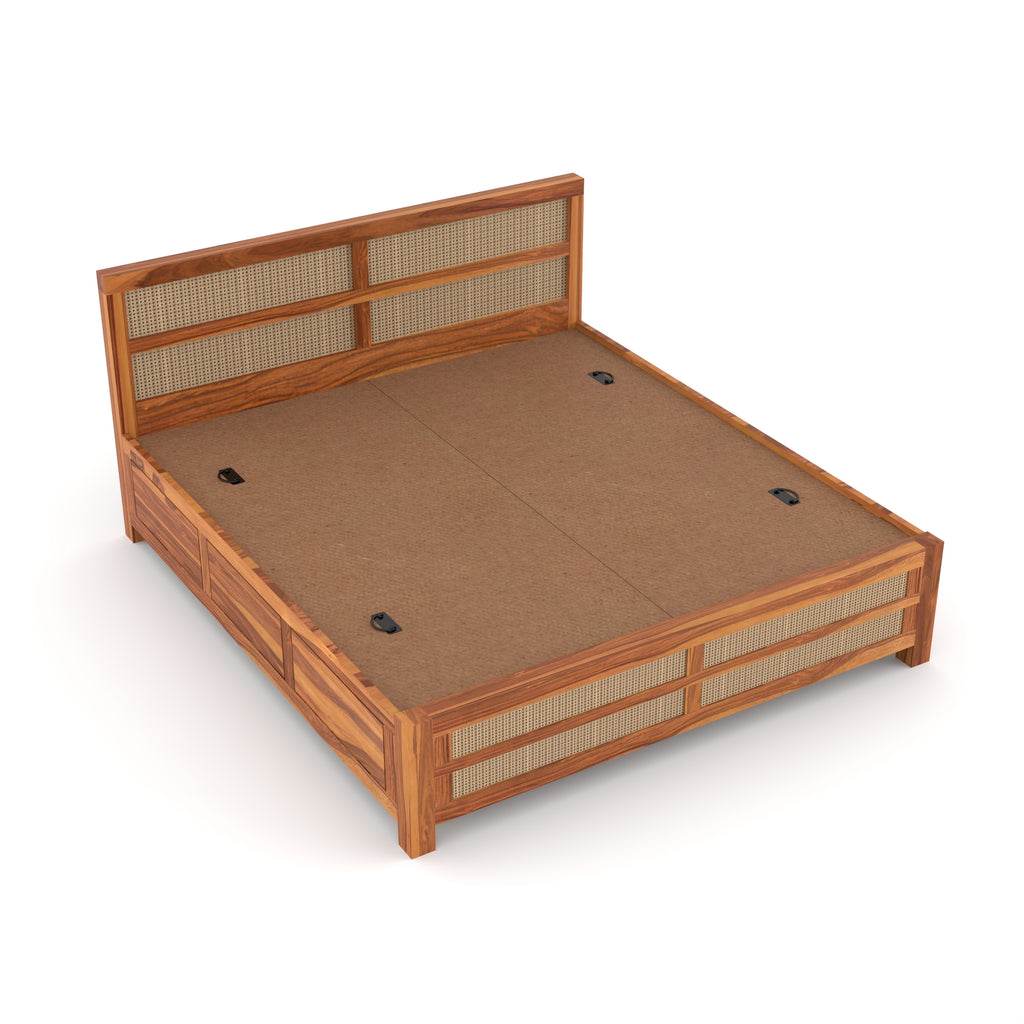 Solid Sheesham Wood queen size Bed