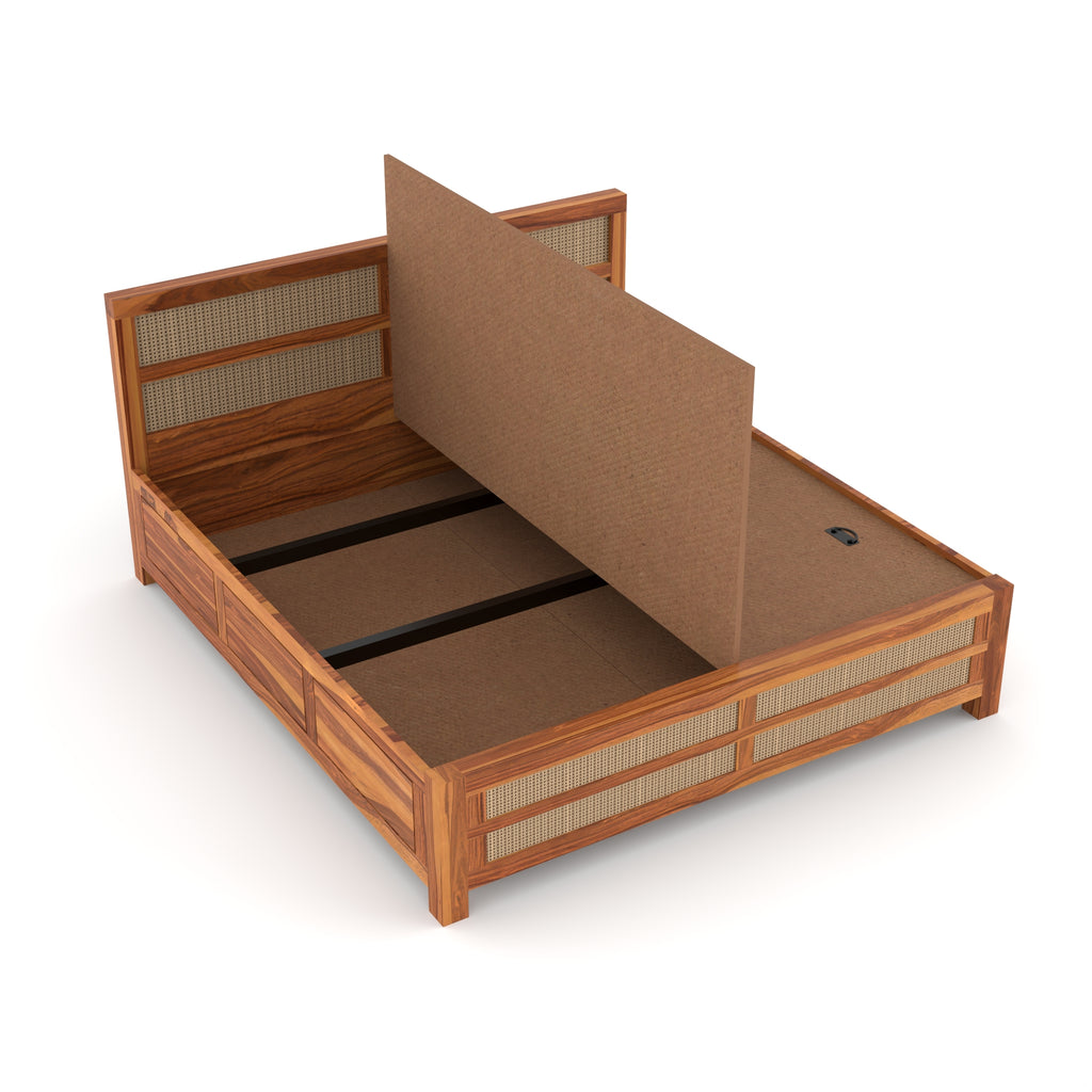 Solid Sheesham Wood queen size Bed