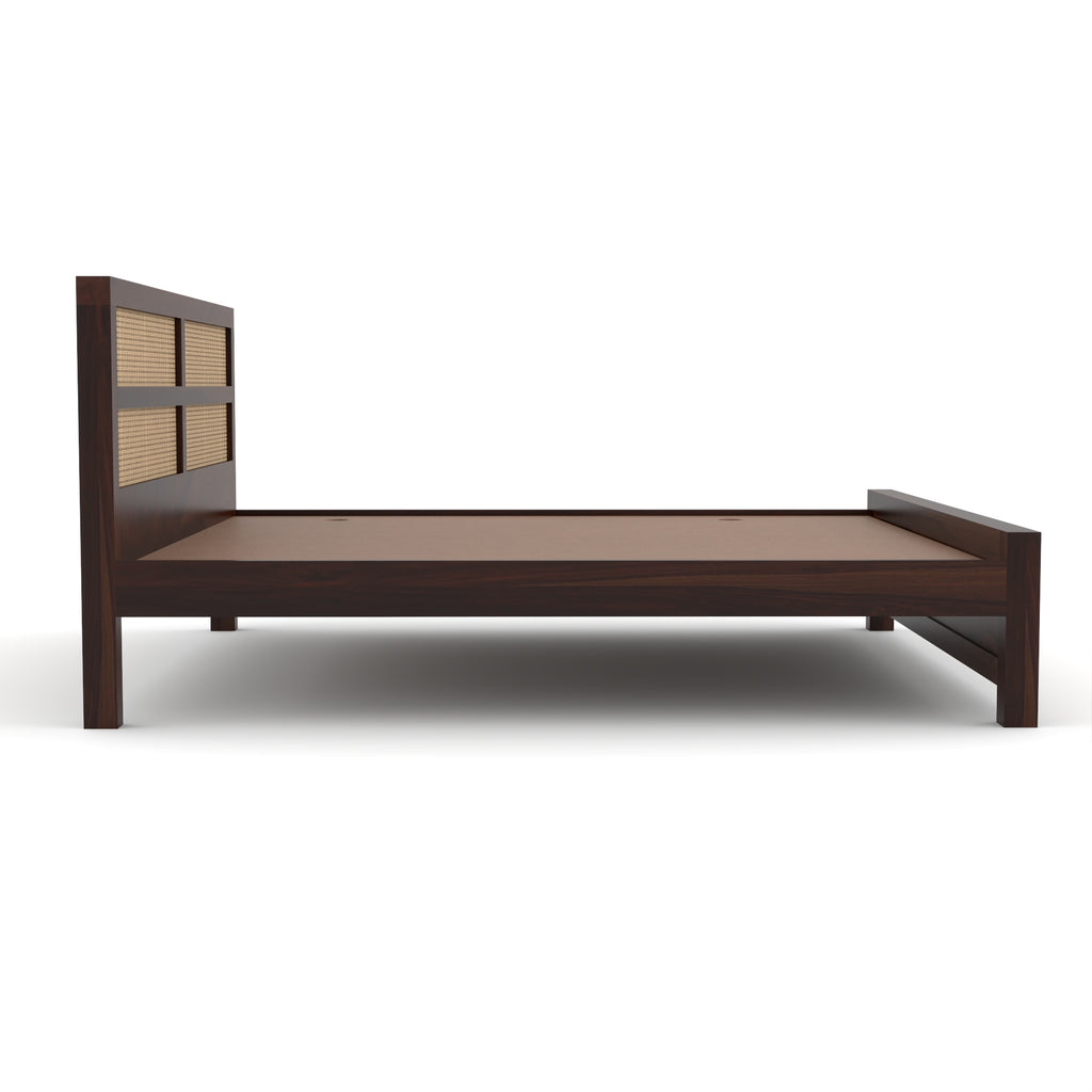 Solid Sheesham Wood queen size Bed without storage
