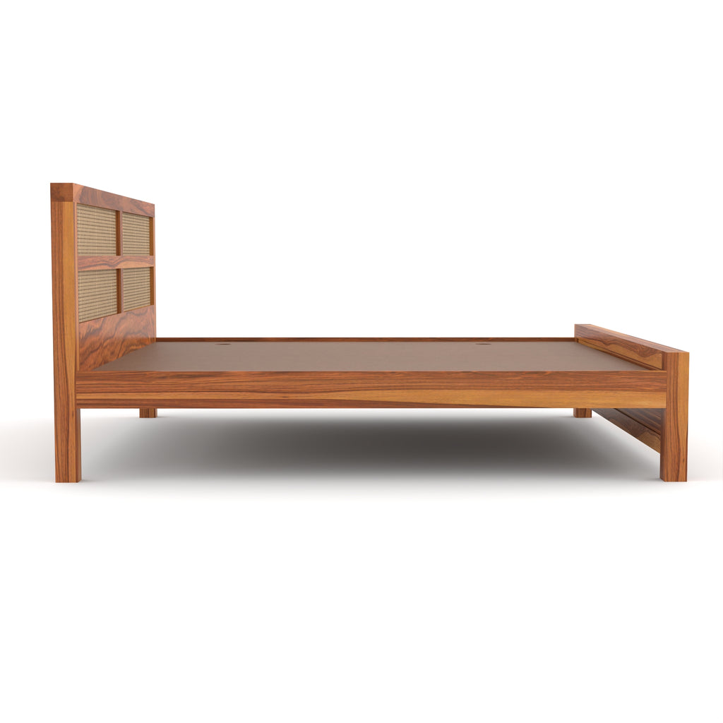 Solid Sheesham Wood king size Bed without storage