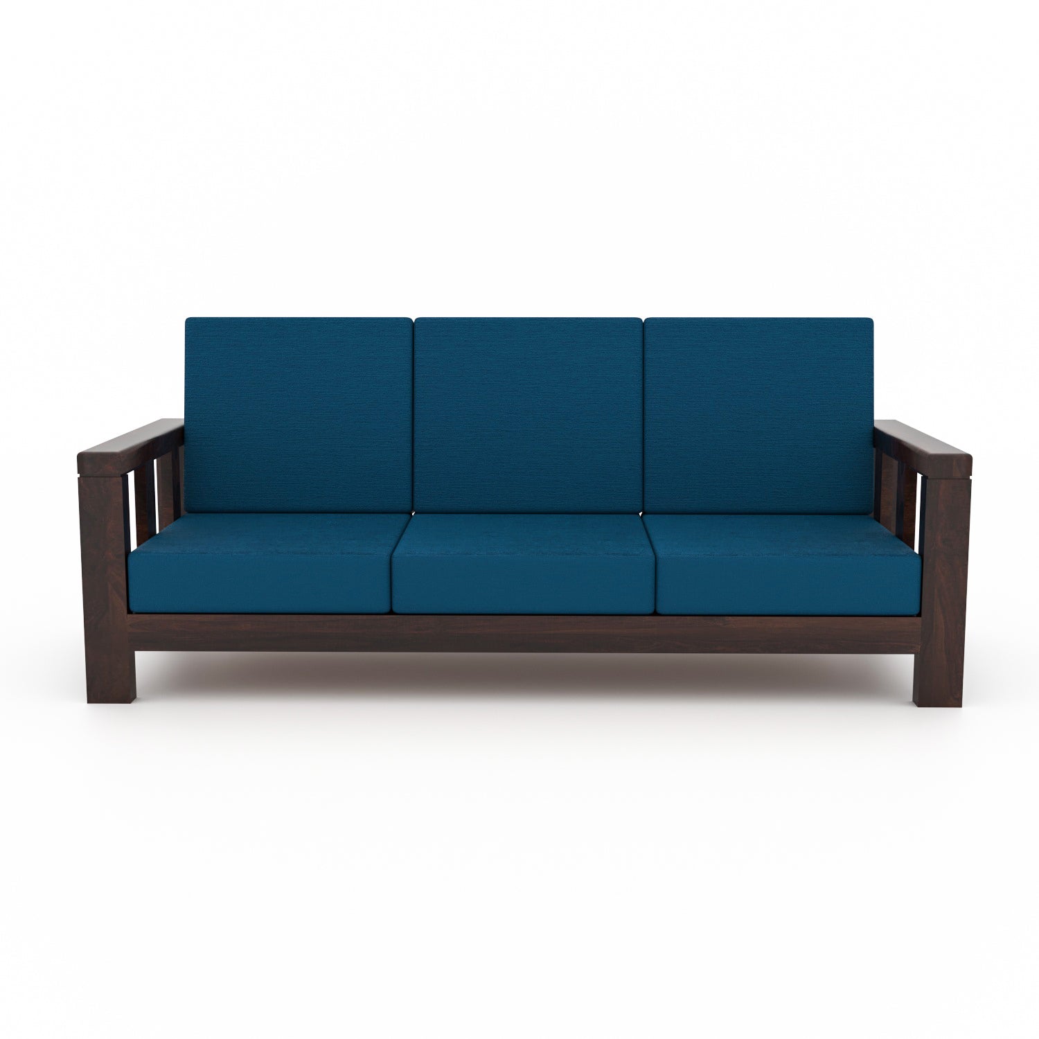 Elthara Sheesham Wood 3 Seater Sofa | Walnut Finish
