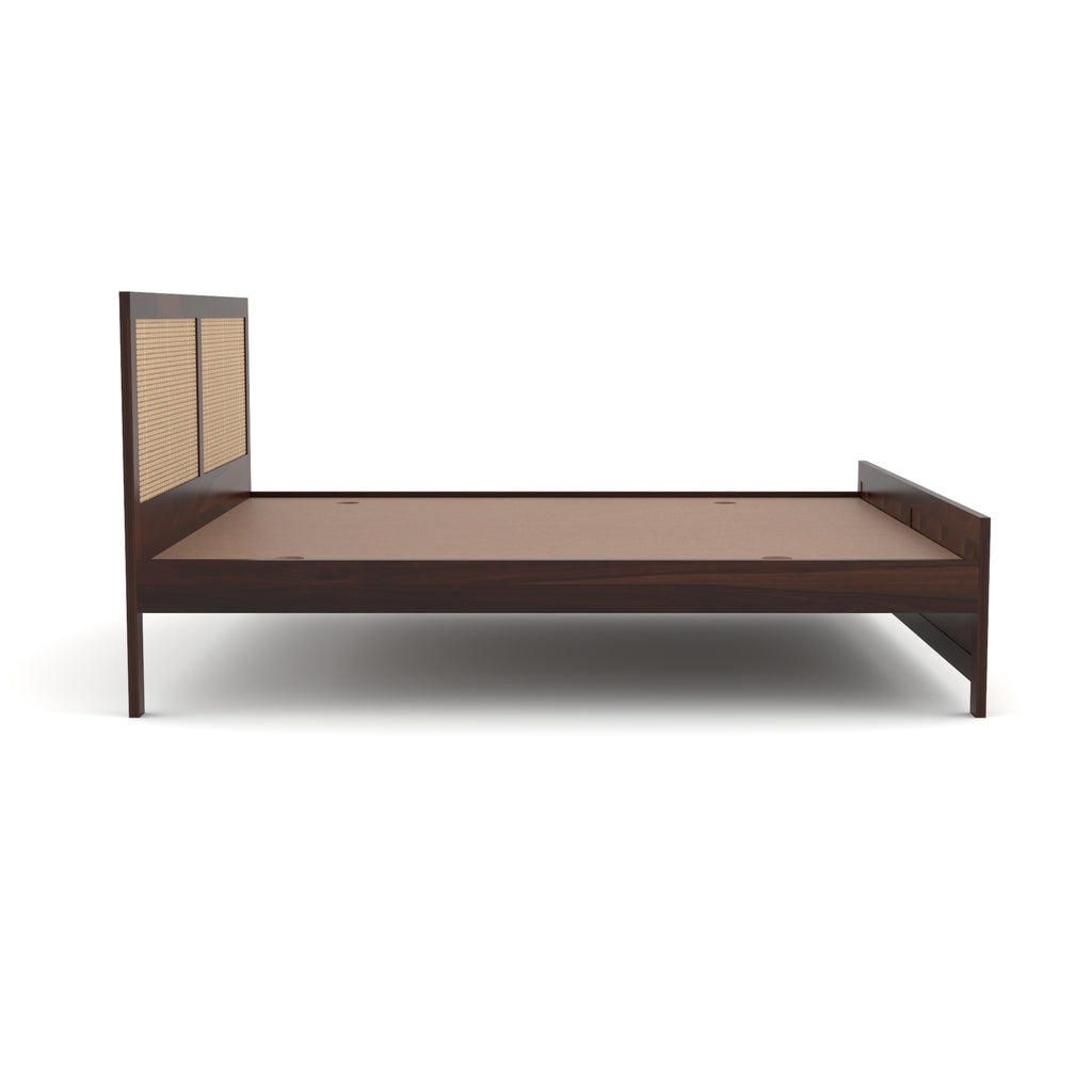 Solid Sheesham Wood king size bed without storage