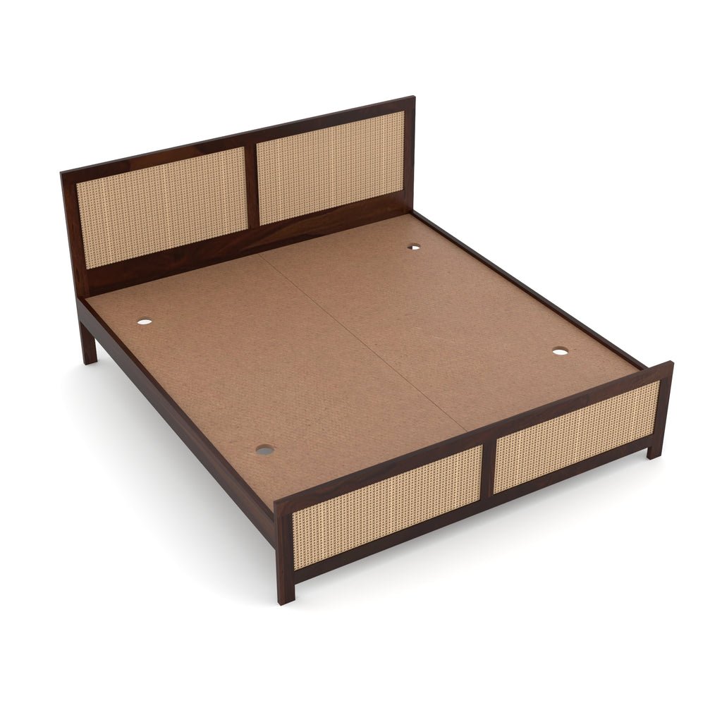 Solid Sheesham Wood king size Bed without storage