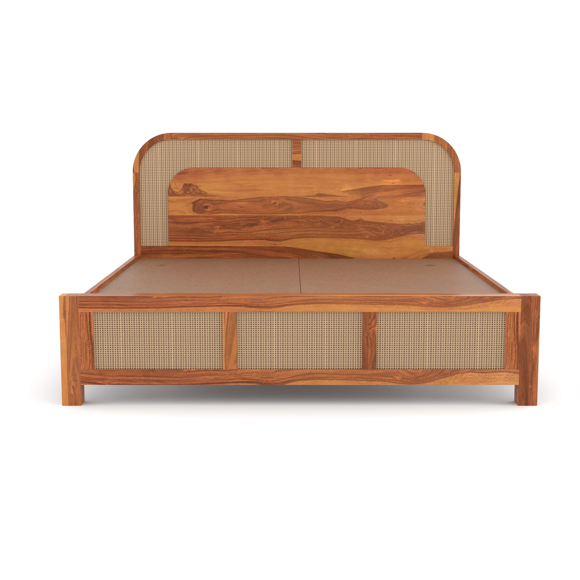 Solid Sheesham Wood Queen size Bed