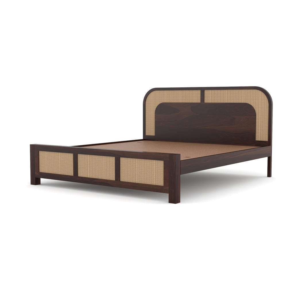 Solid Sheesham Wood queen size Bed without storage