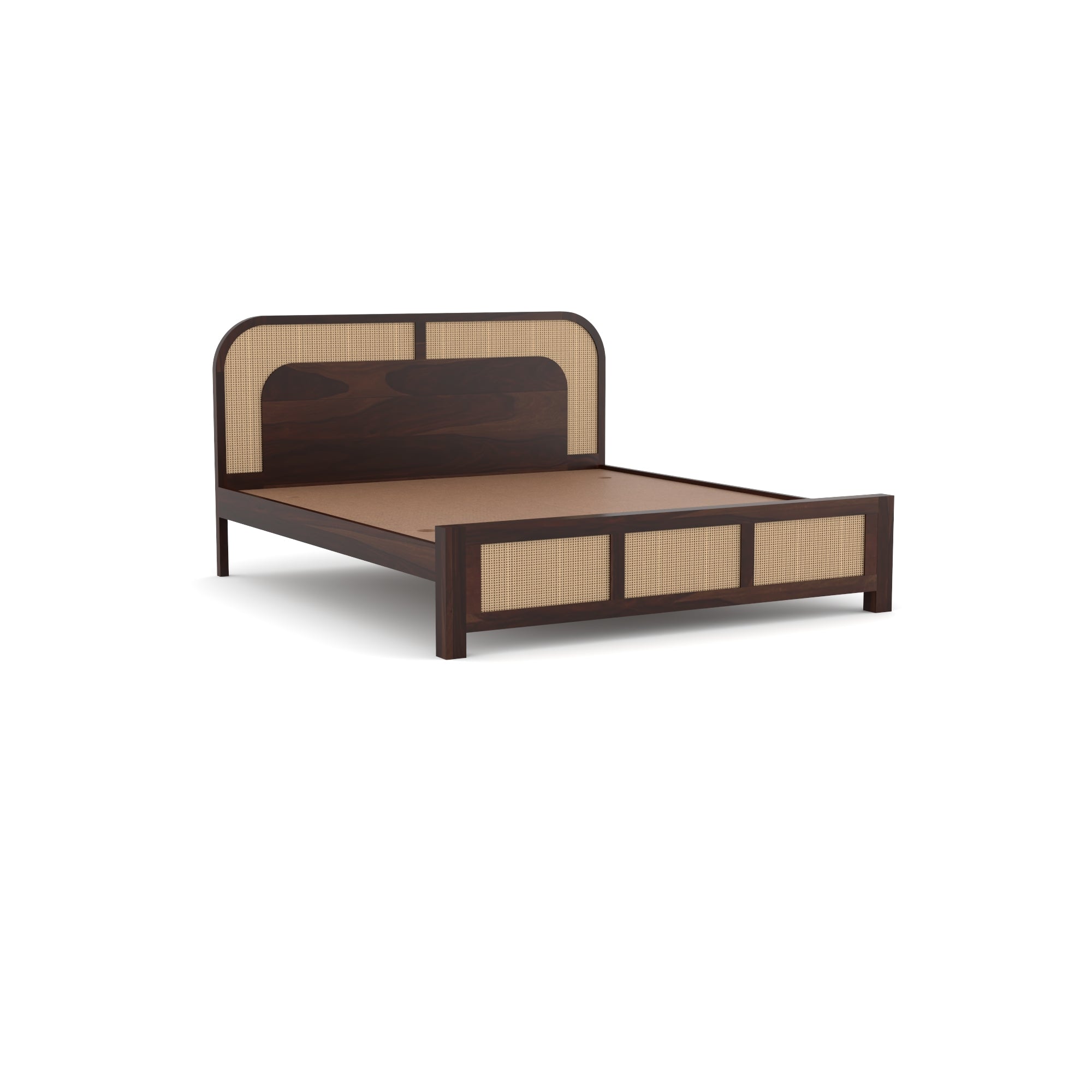 Solid Sheesham Wood King size Bed  without storage