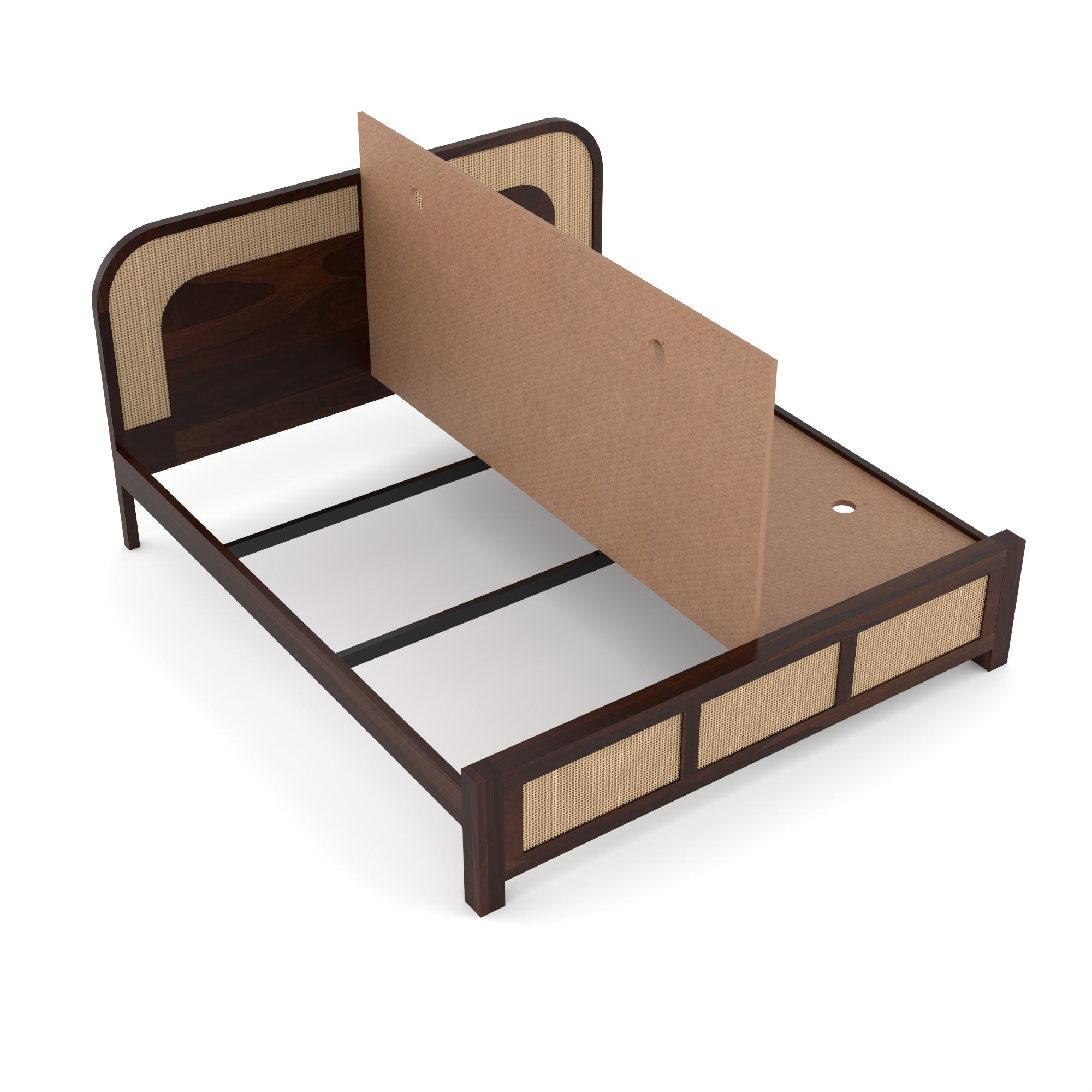 Solid Sheesham Wood Queen size Bed