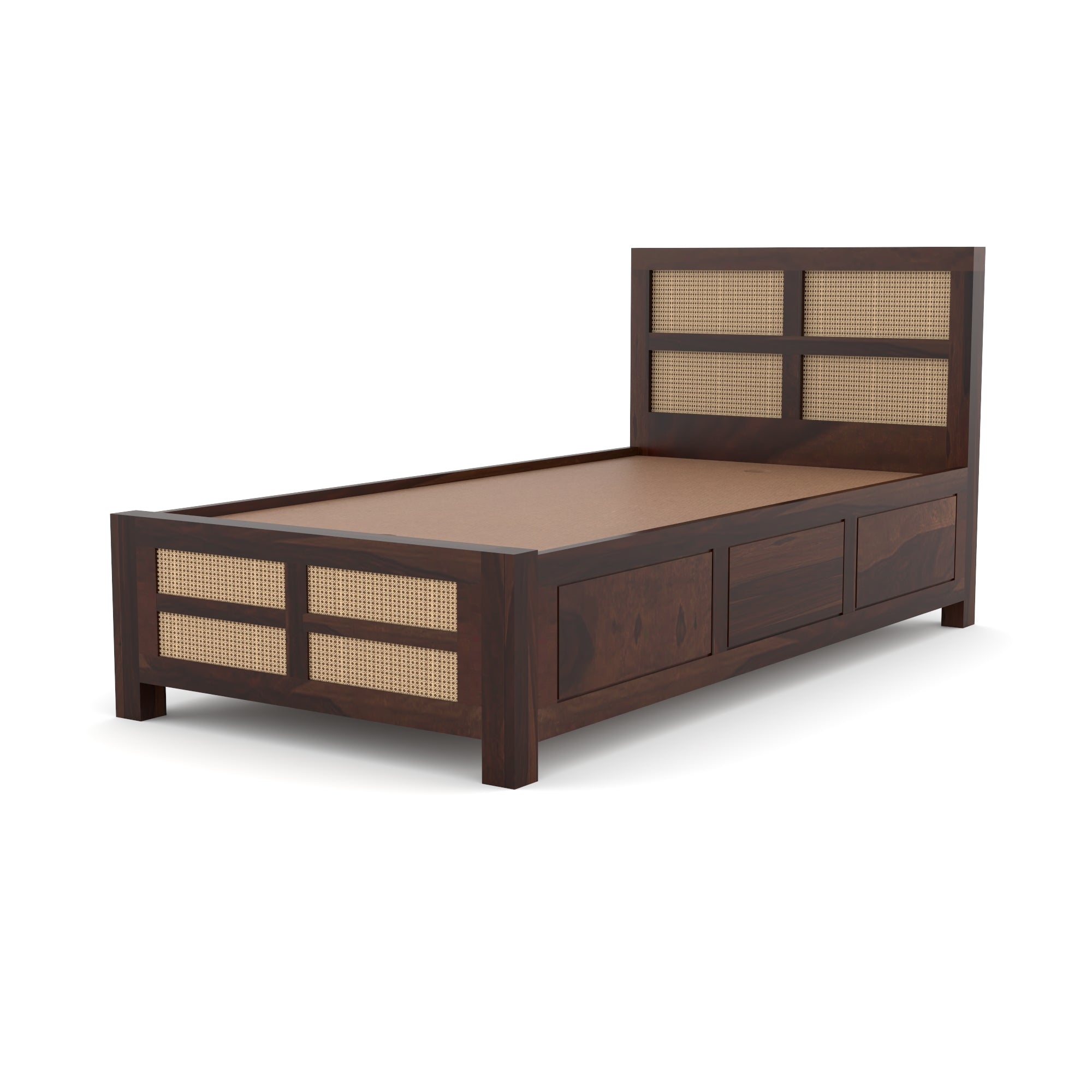 Solid Sheesham Wood single Bed