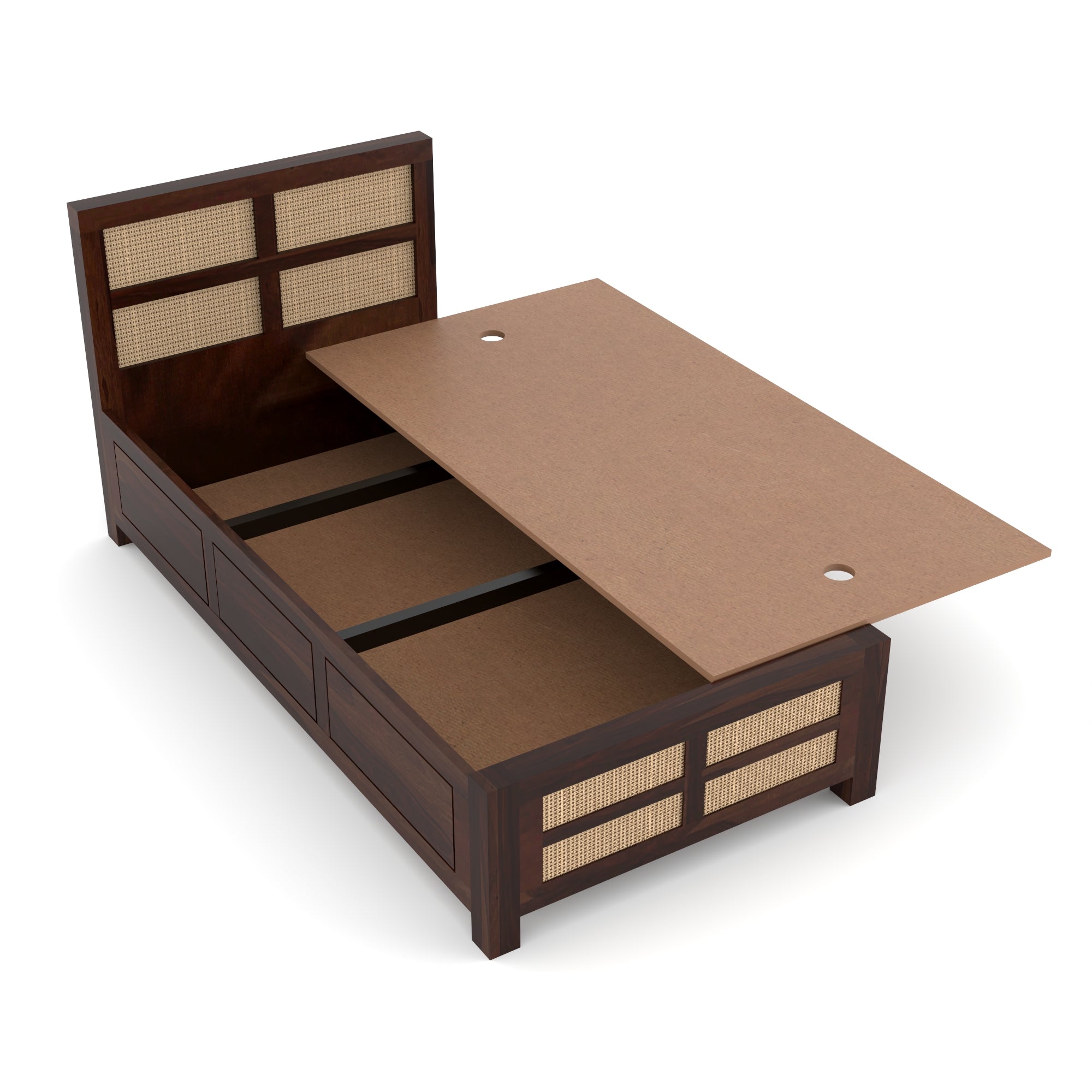 Solid Sheesham Wood single Bed