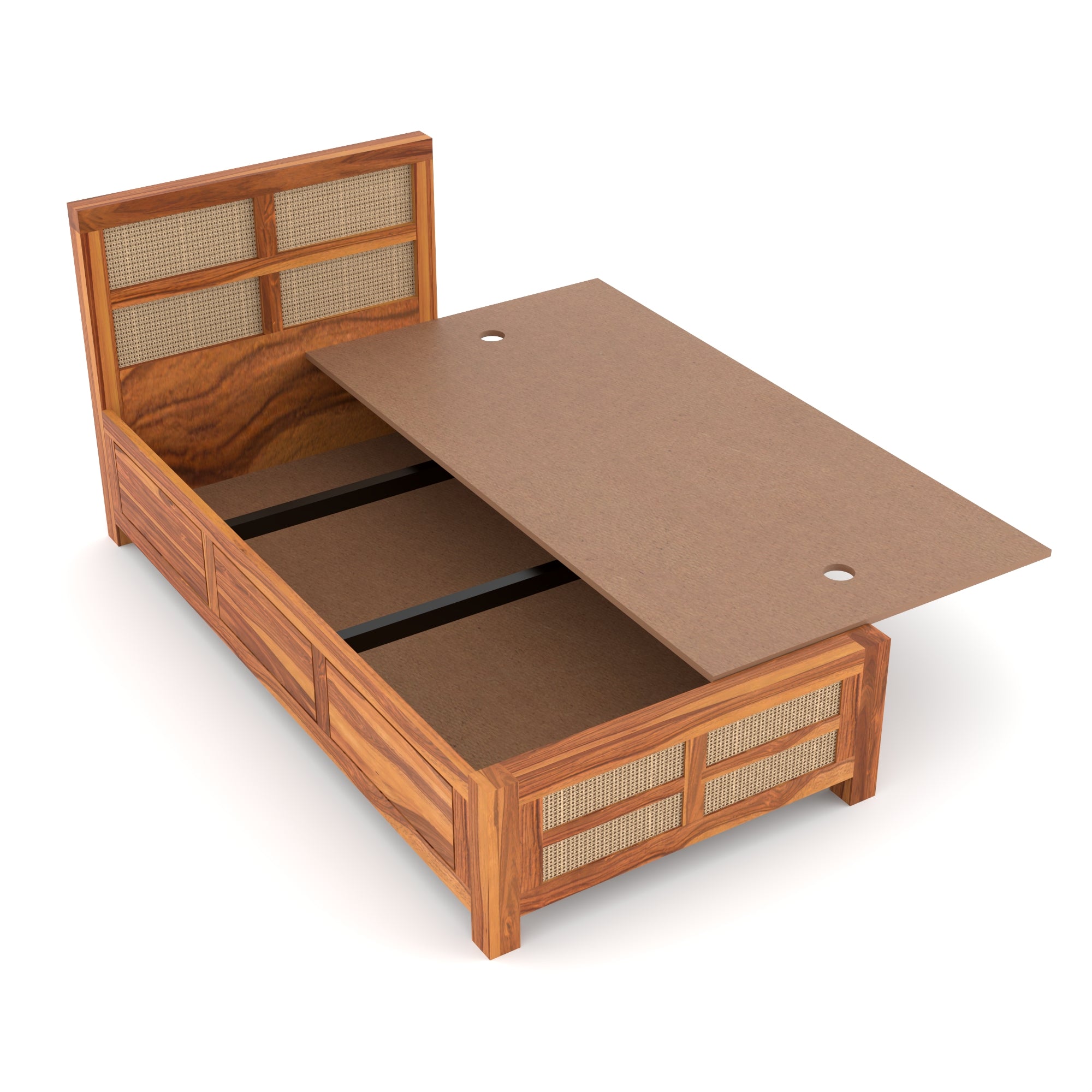 Solid Sheesham Wood single Bed