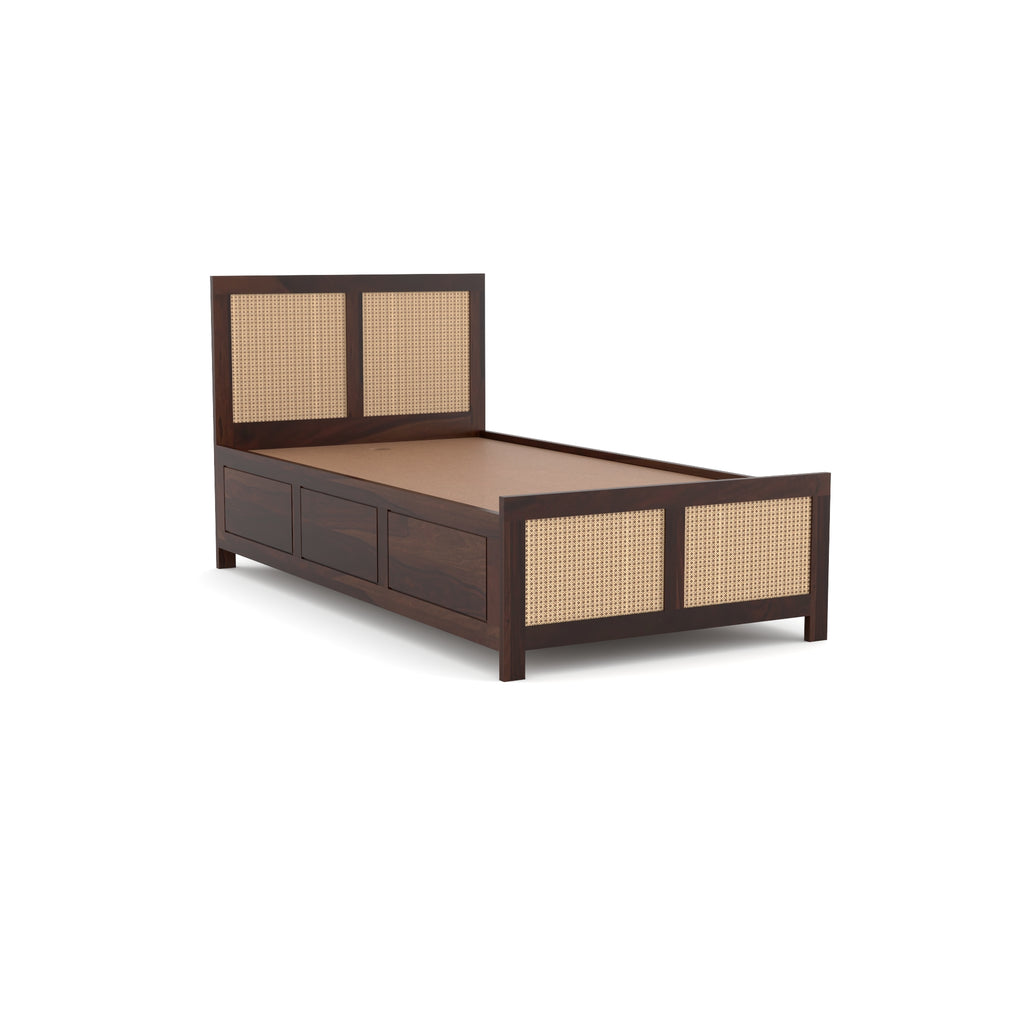 Solid Sheesham Wood Single Bed