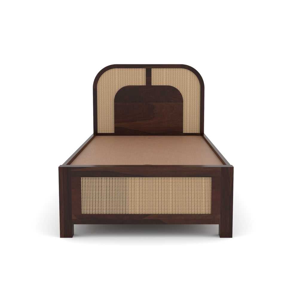 Solid Sheesham Wood Single Bed