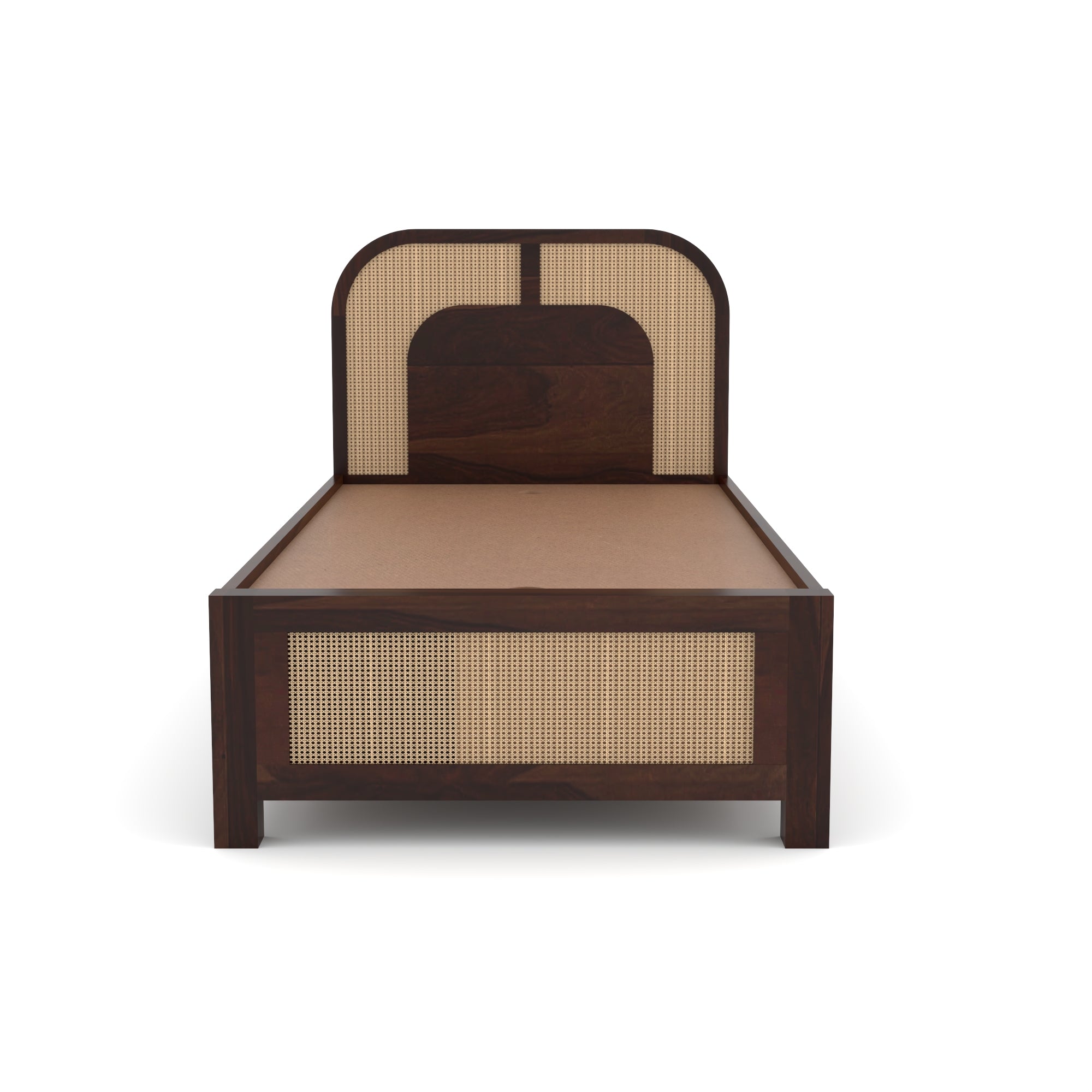 Solid Sheesham Wood Single Bed