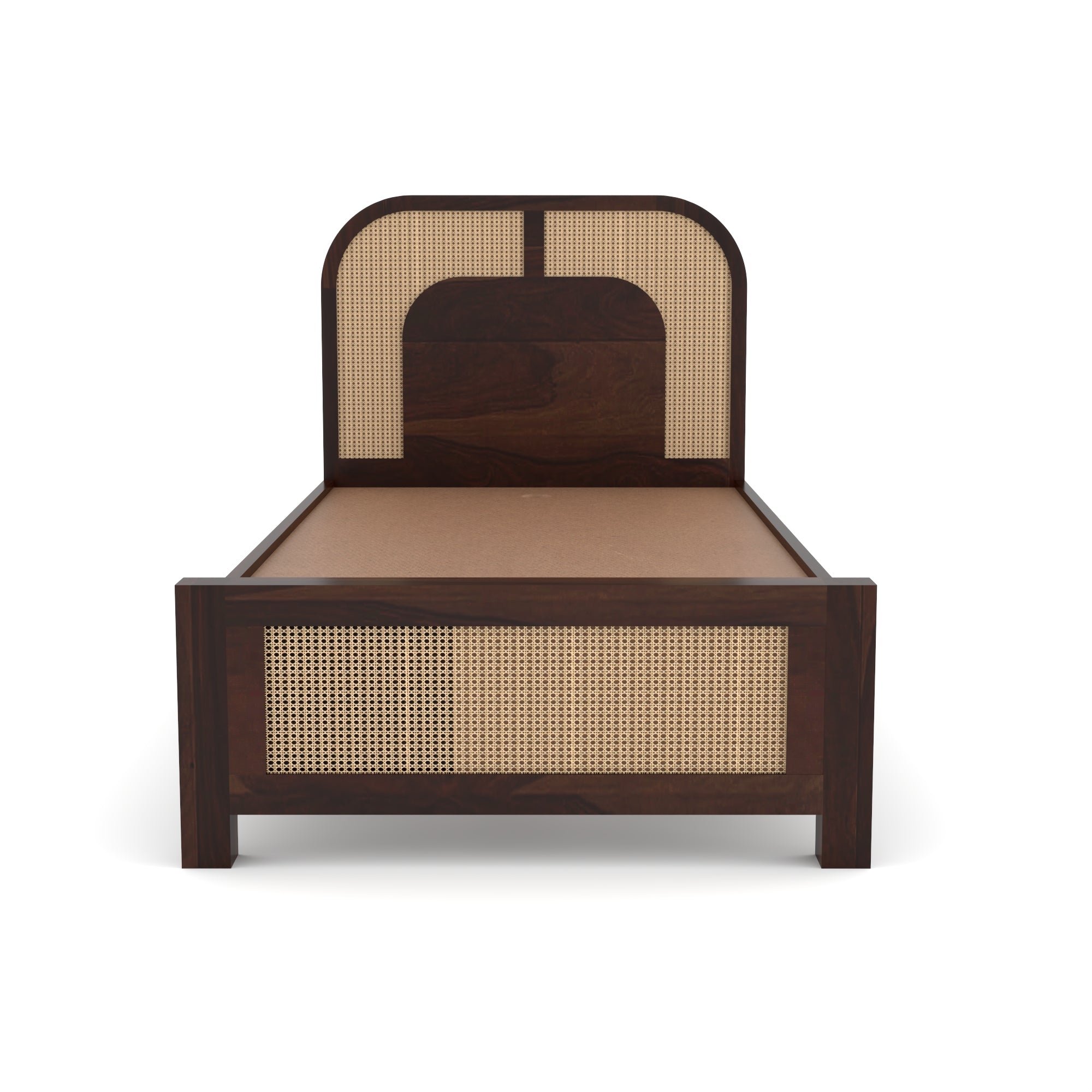 Solid Sheesham Wood Single Bed