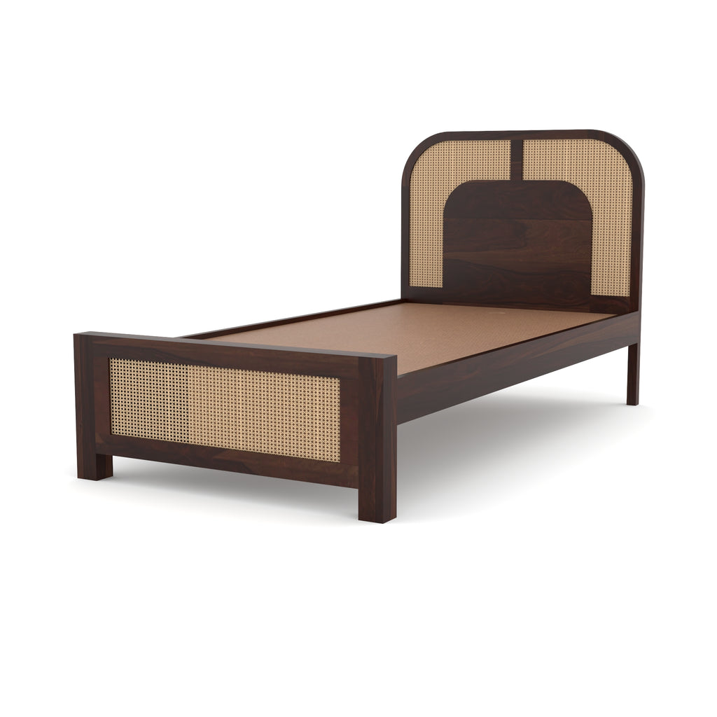 Solid Sheesham Wood Single Bed