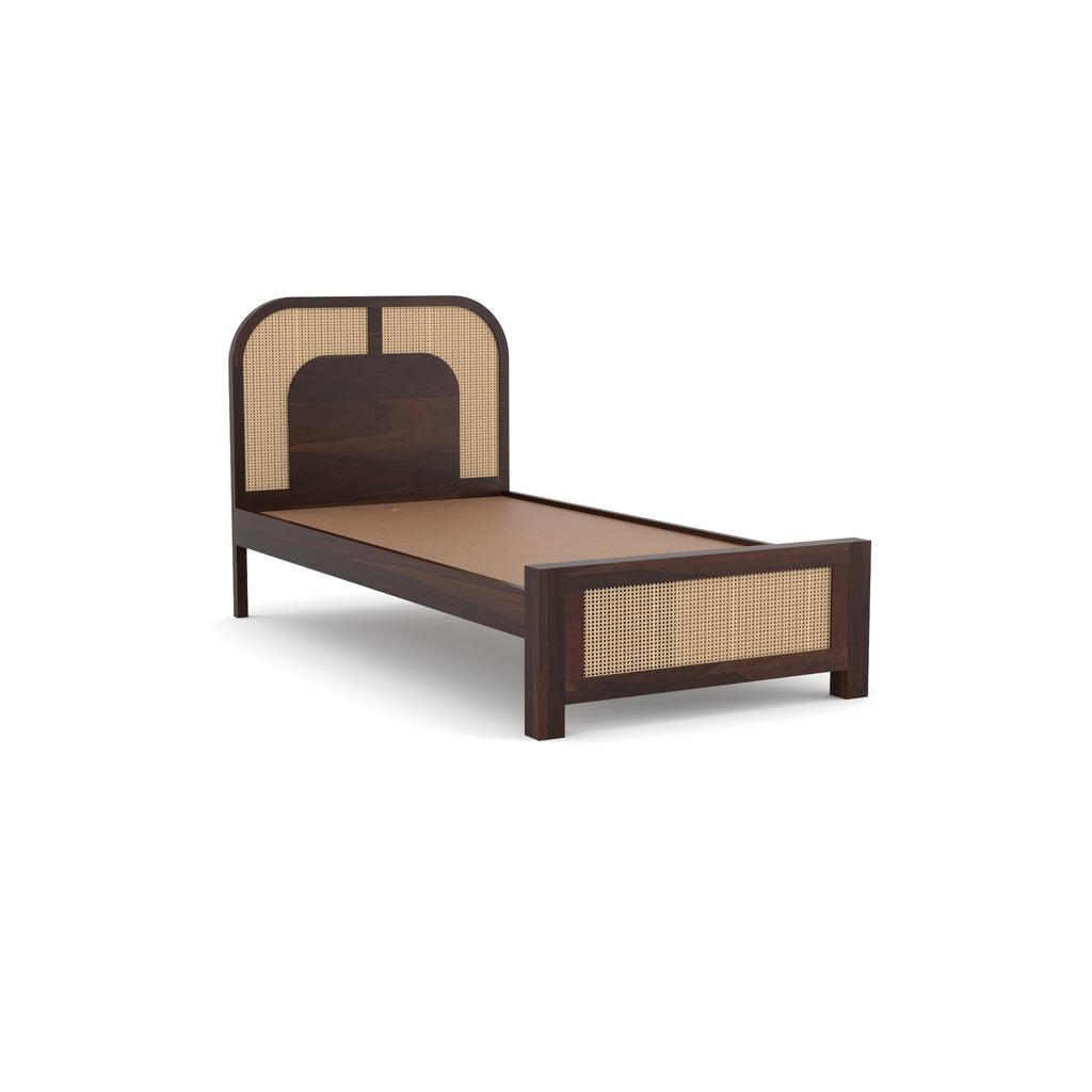 Solid Sheesham Wood Single Bed