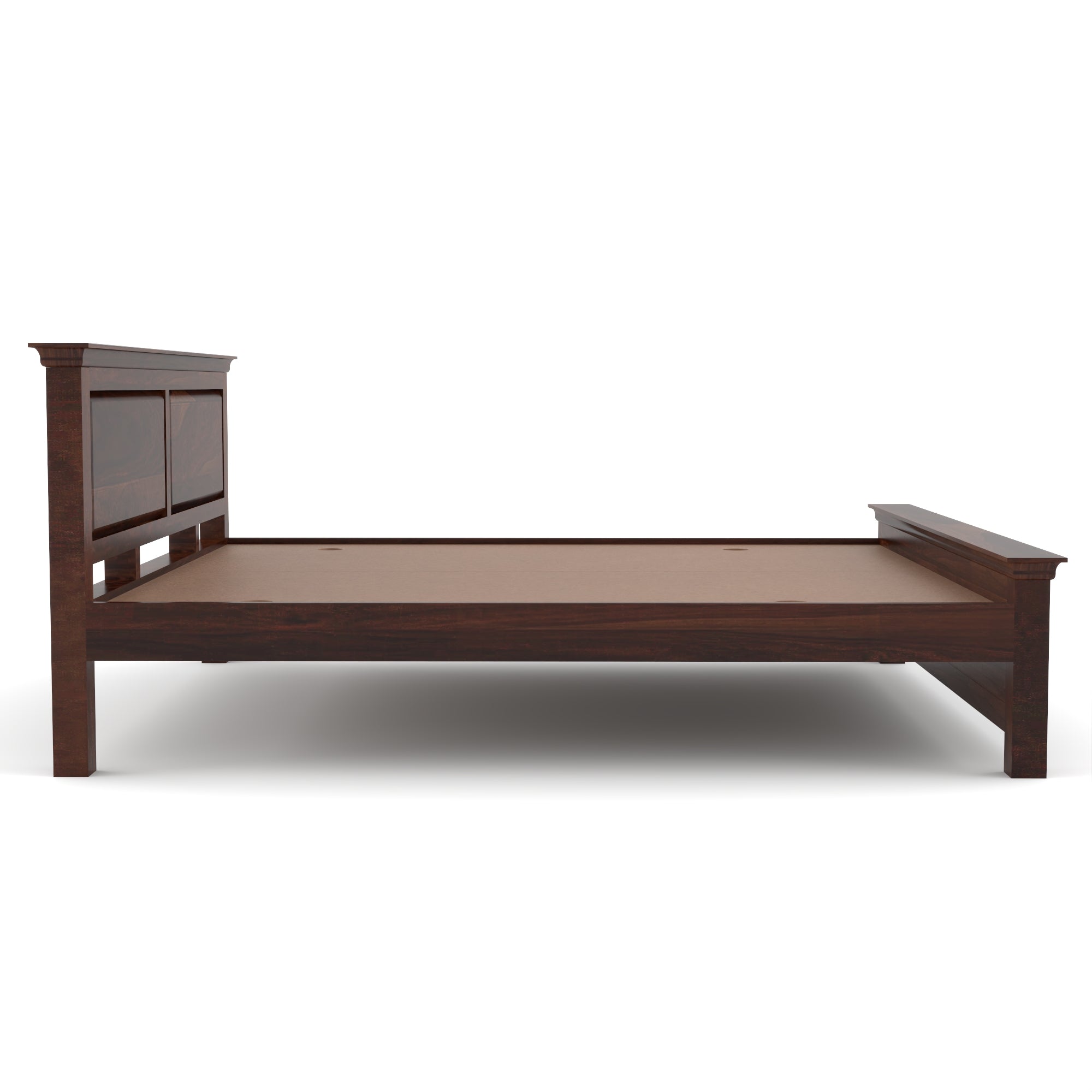 Solid Sheesham Wood Queen Bed