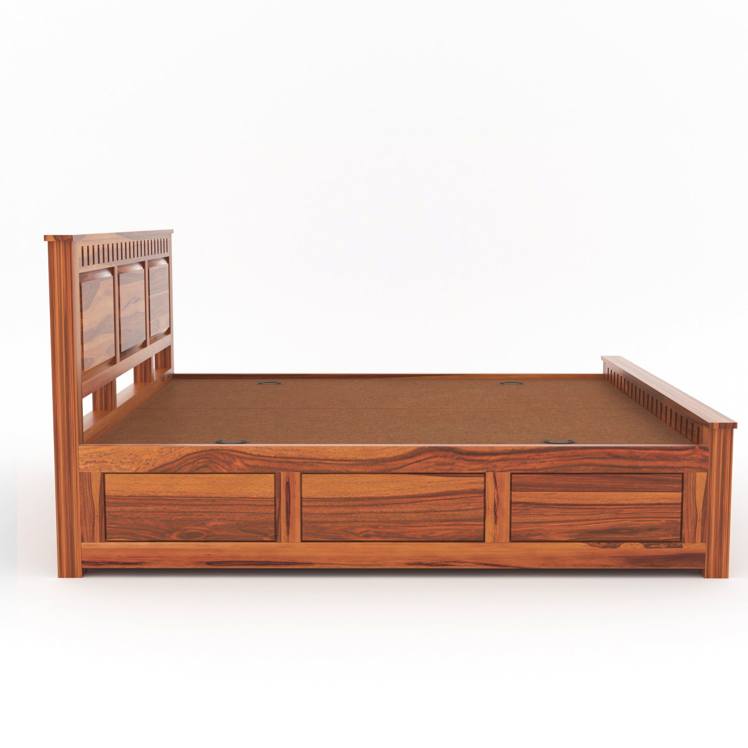 Trivion Sheesham Wood King Size Bed