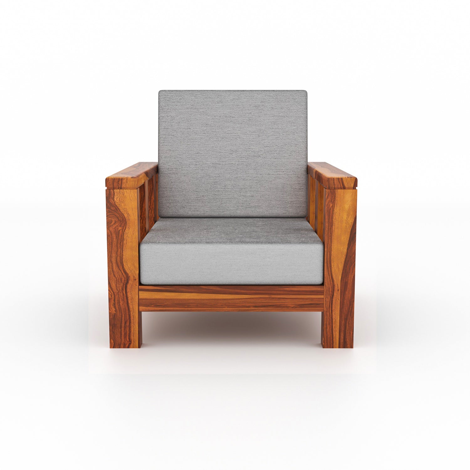 Premium Solid Sheesham Wood 6 Seater Wooden Sofa Set (3+2+1)