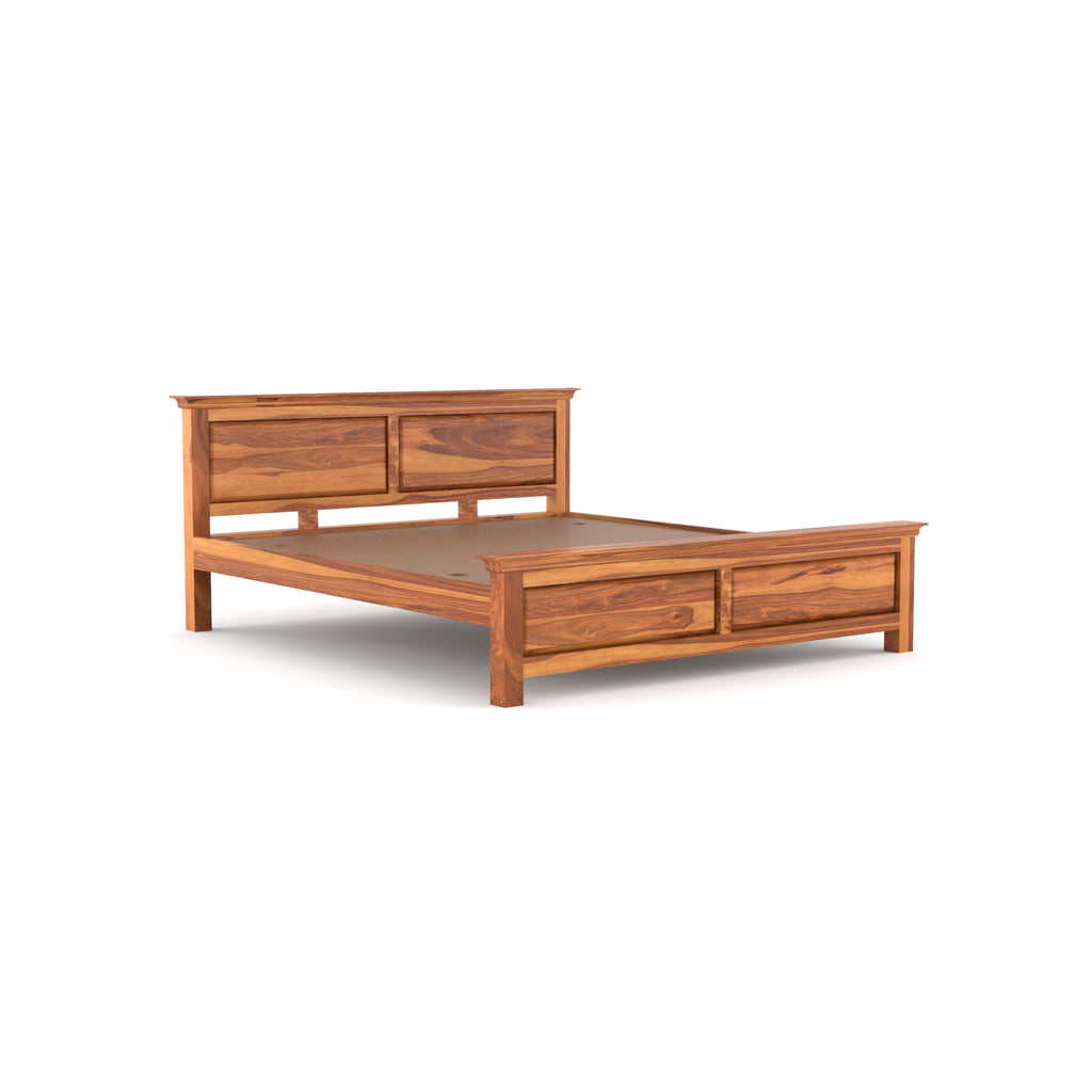Solid Sheesham King Size Bed for Bedroom
