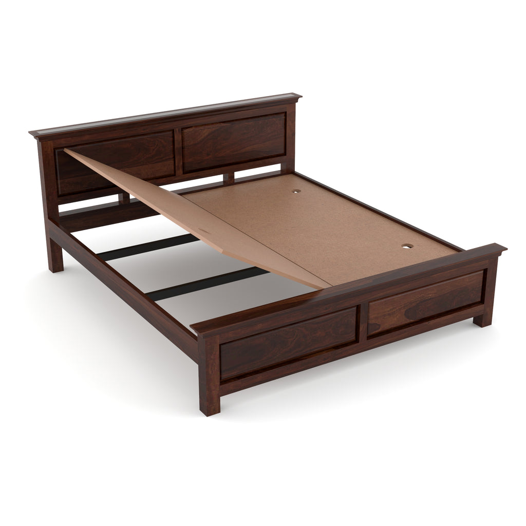 Solid Sheesham King Size Bed for Bedroom