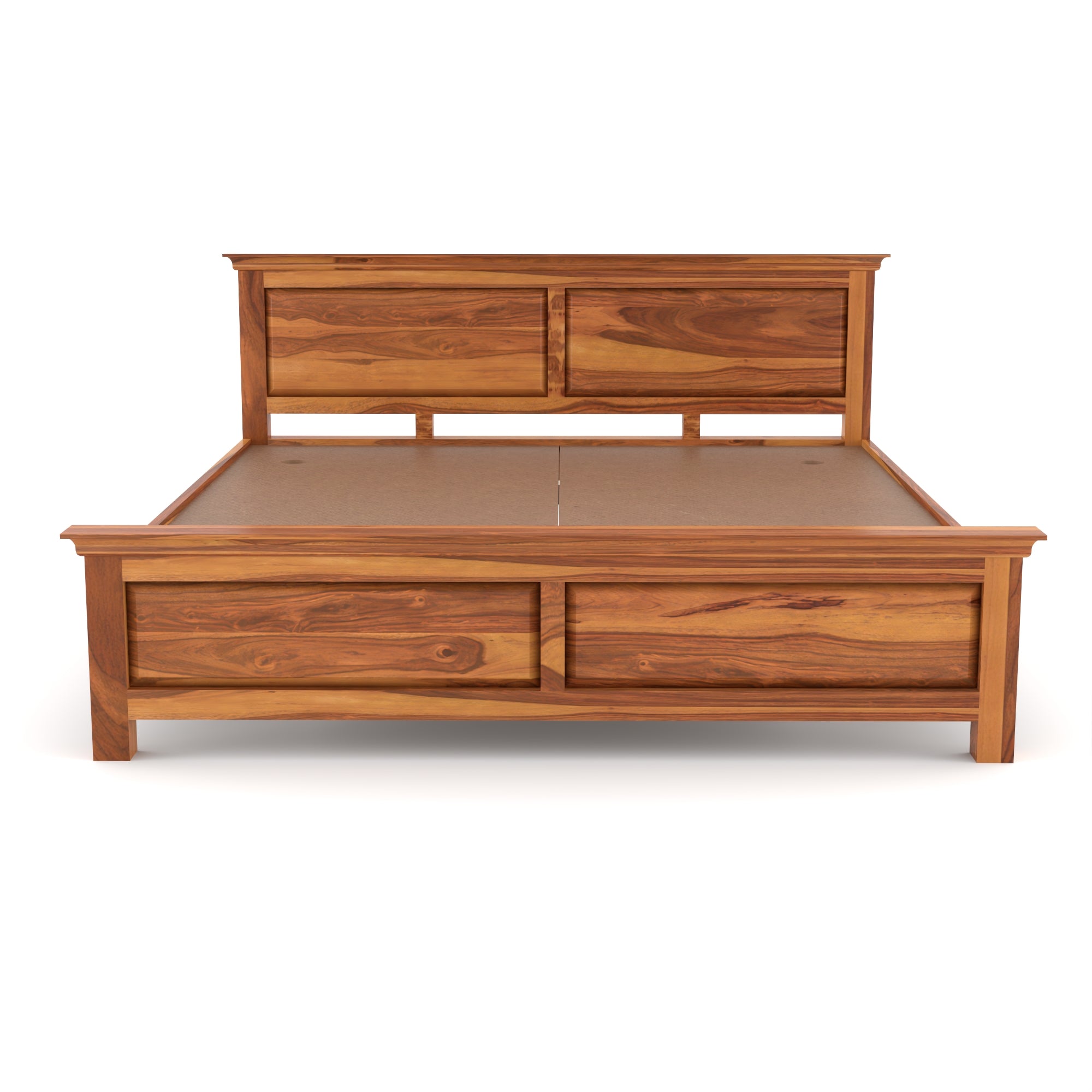 Solid Sheesham King Size Bed for Bedroom