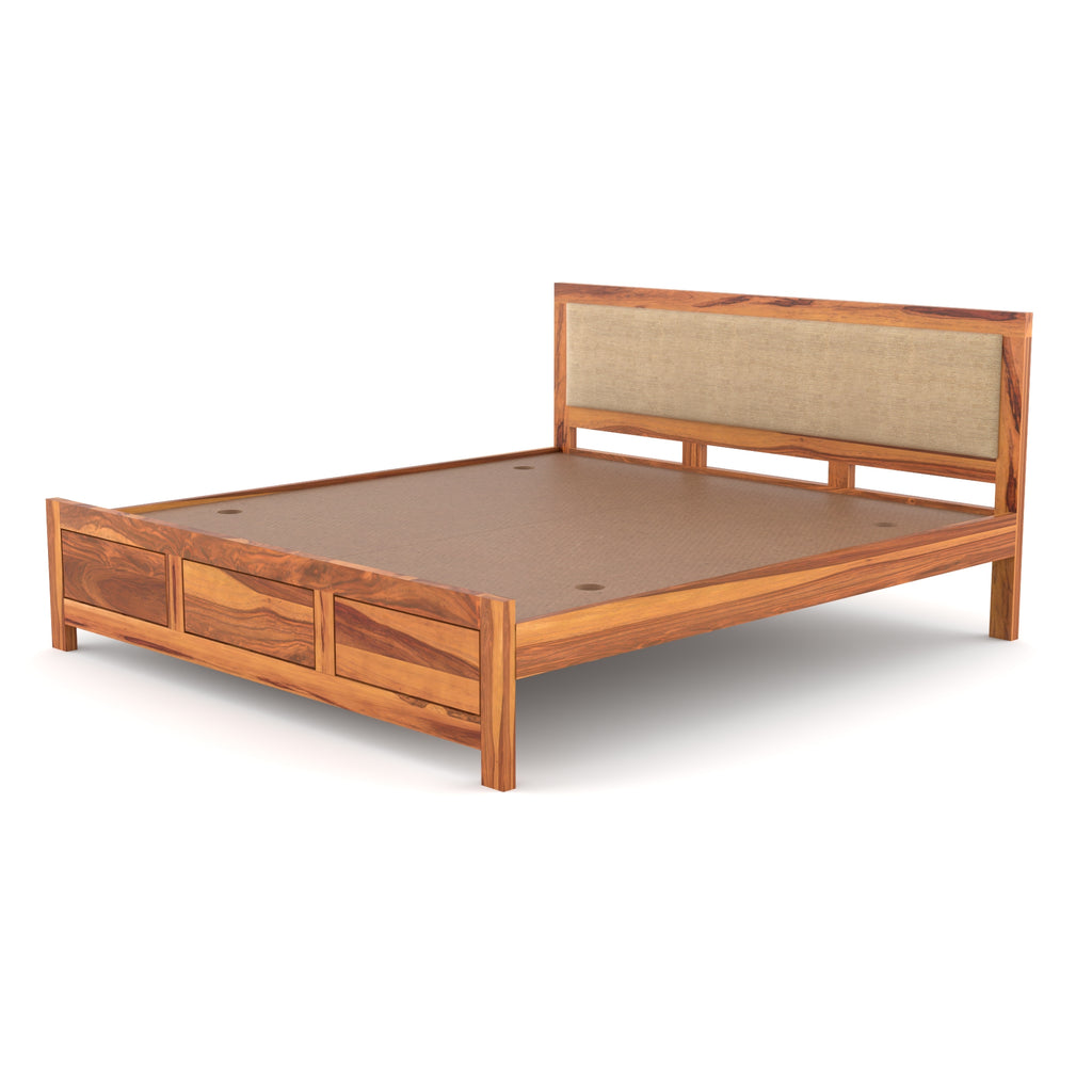 Solid Sheesham Wood Queen size bed