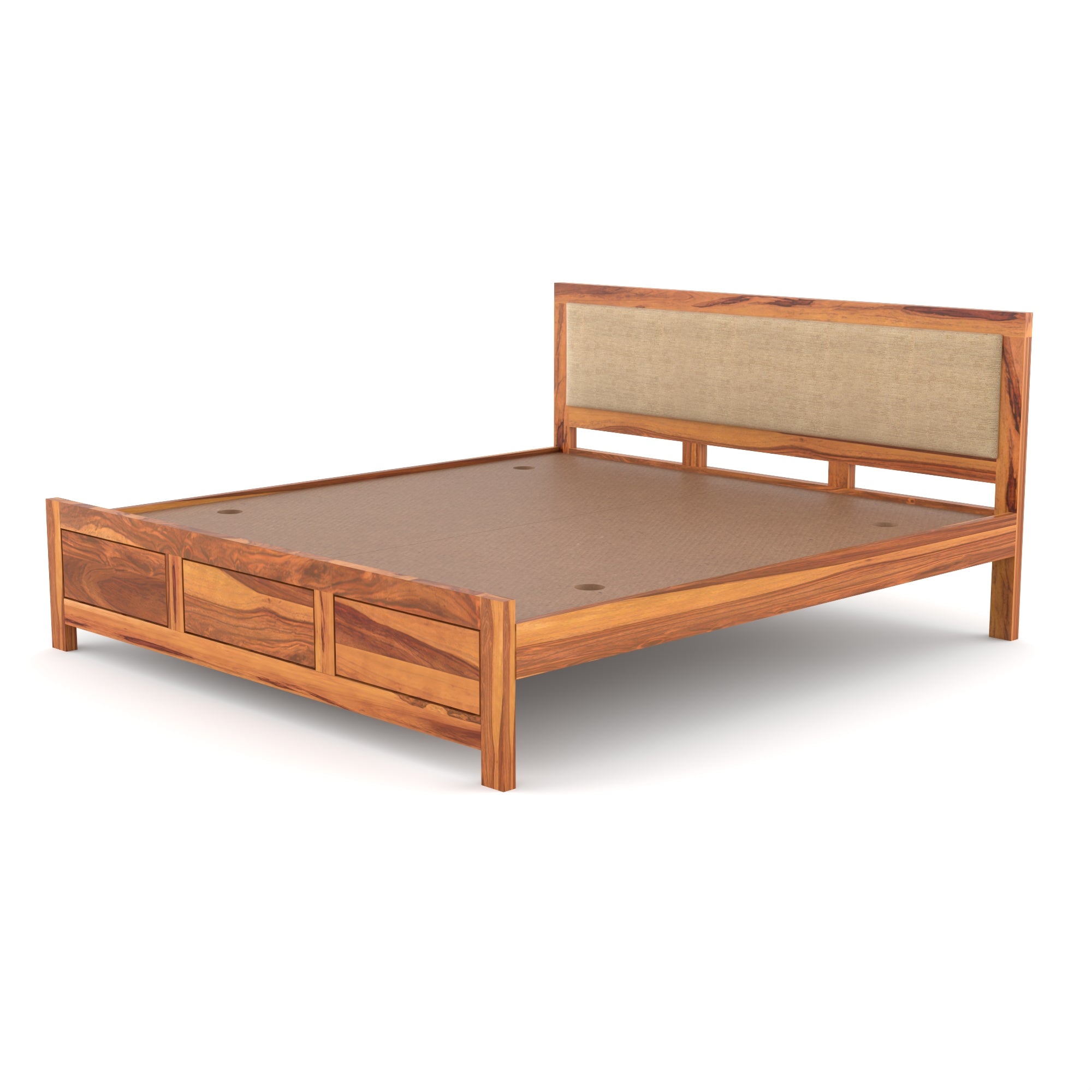 Solid Sheesham Wood Queen size bed