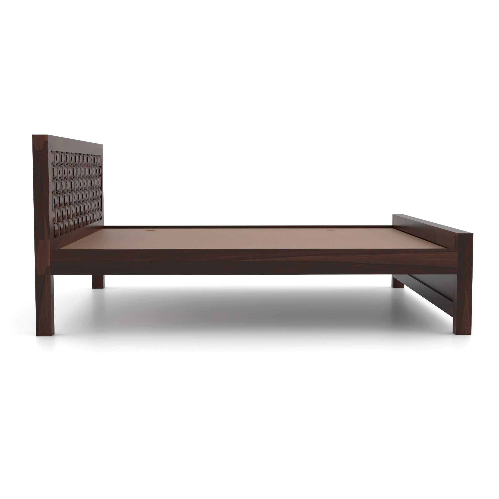 Solid Sheesham Wood queen size Bed without storage