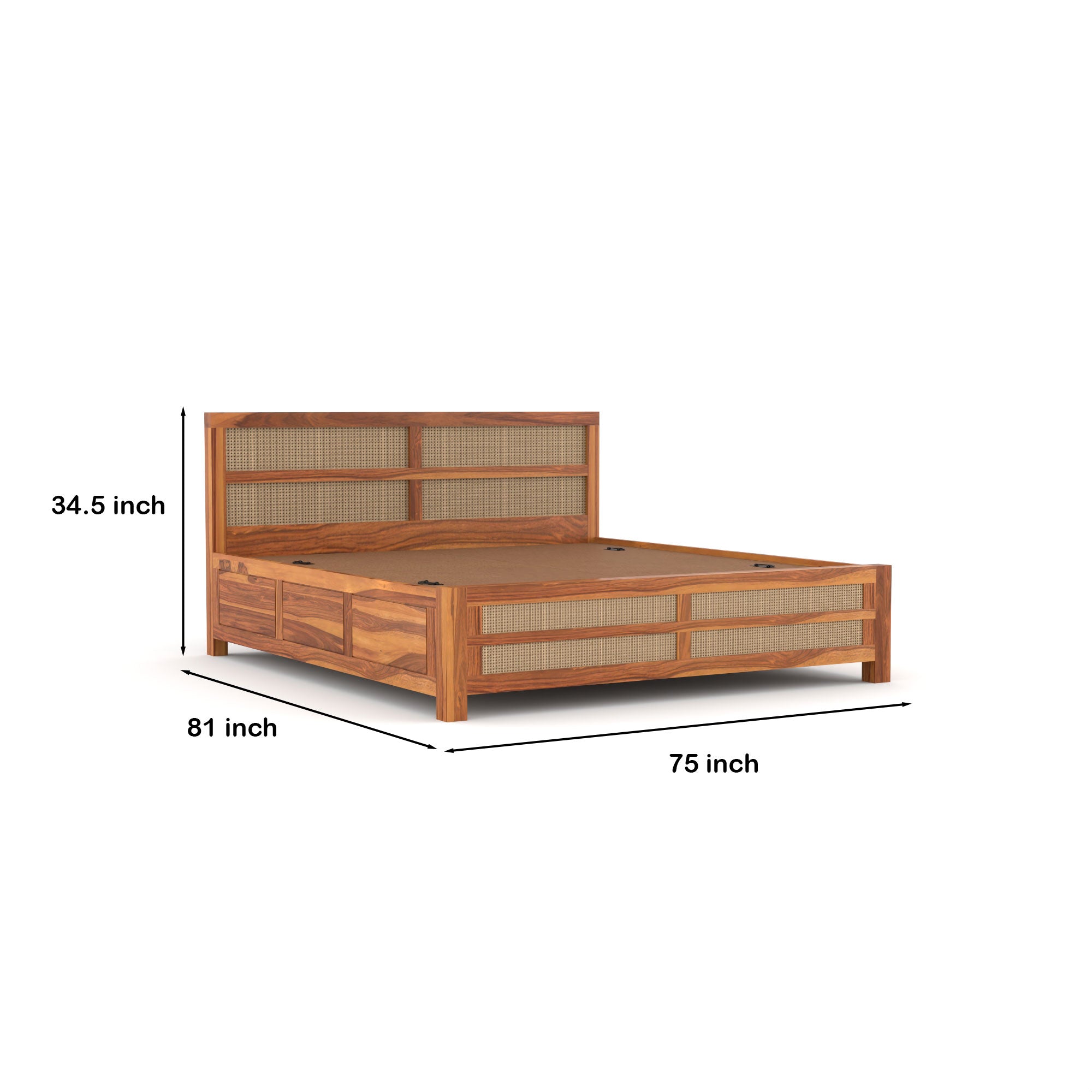 Solid Sheesham Wood king size  Bed
