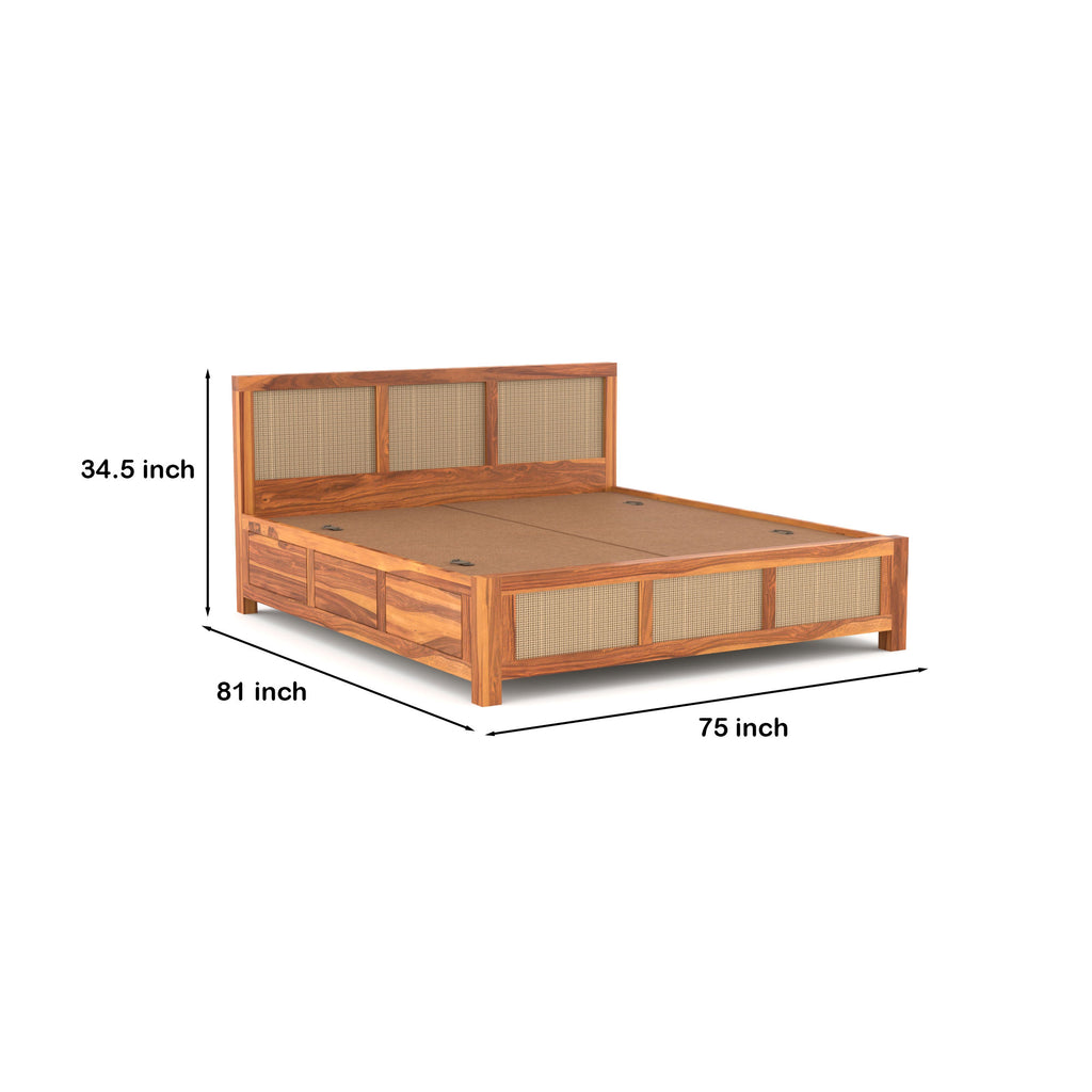 Solid Sheesham Wood king size bed