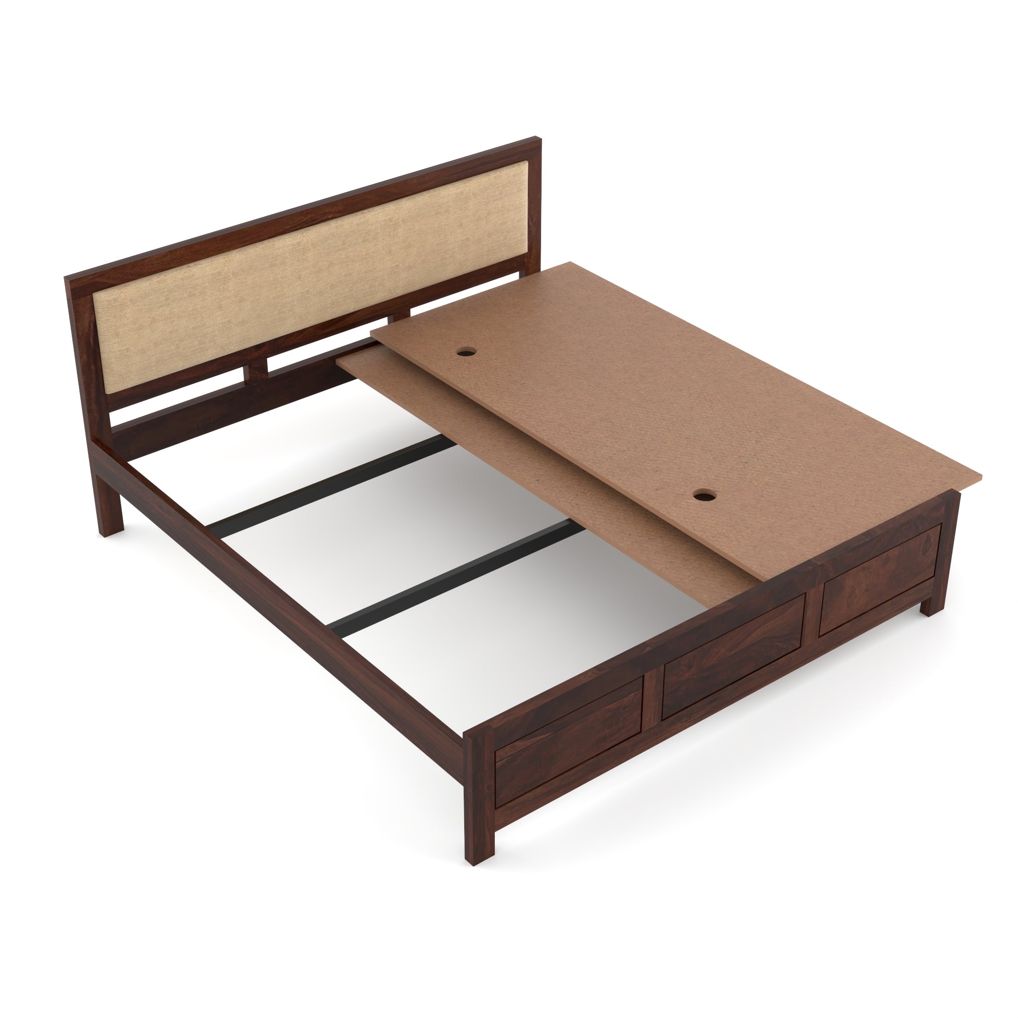 Solid Sheesham Wood king Bed