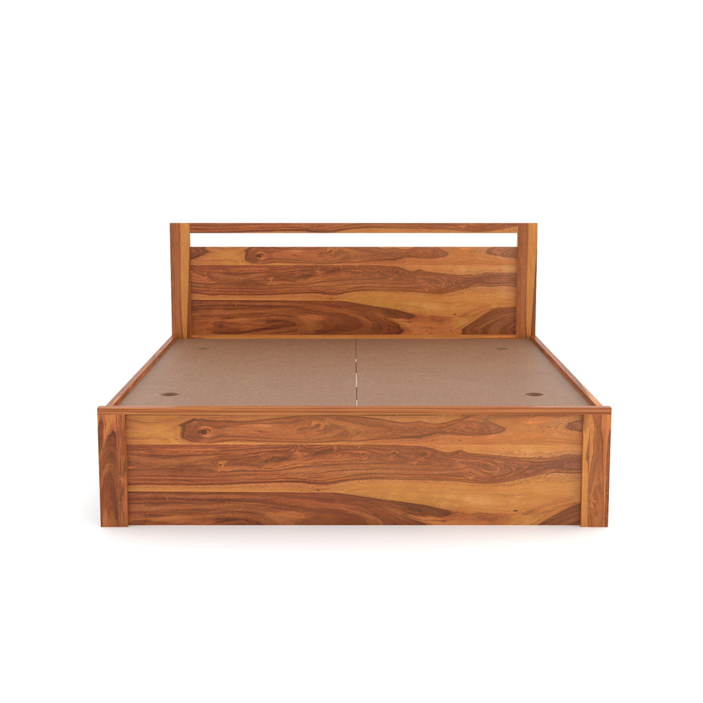 Solid Sheesham Wood king size Bed without storage