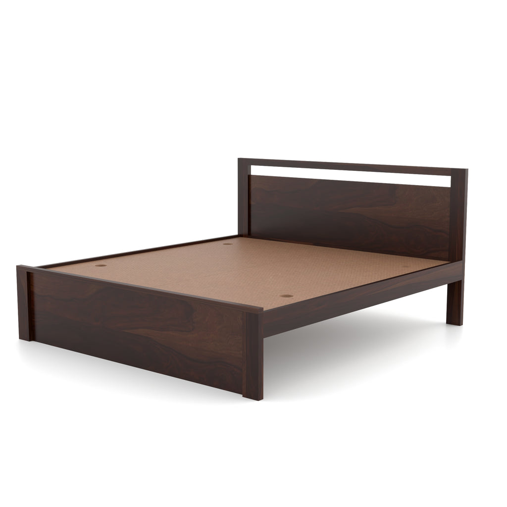 Solid Sheesham Wood queen size Bed without storage