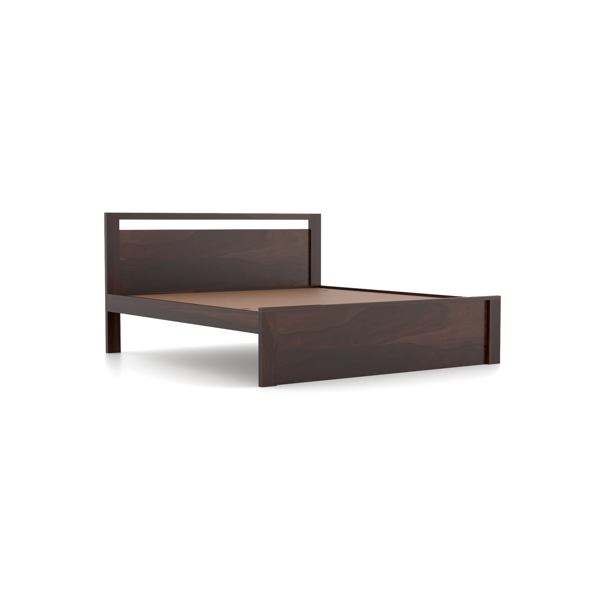 Solid Sheesham Wood king size Bed without storage