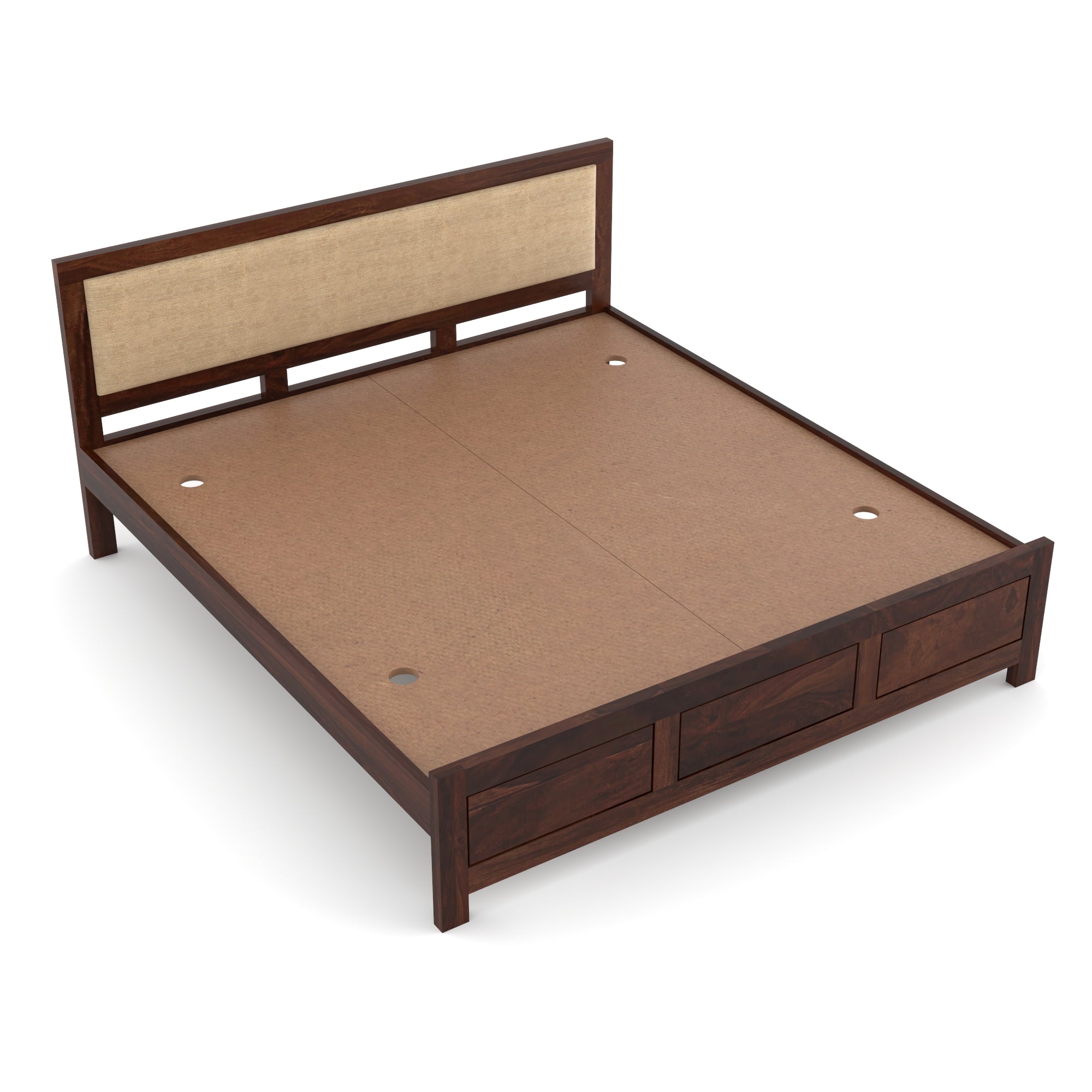 Solid Sheesham Wood Queen size bed