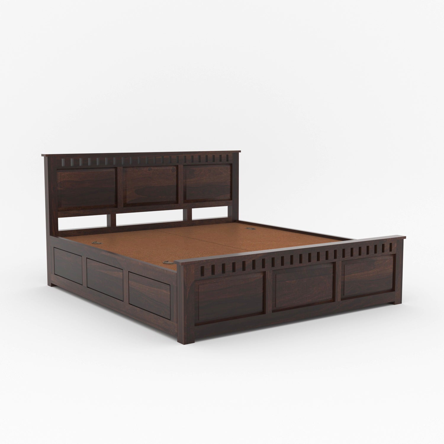 Trivion Sheesham Wood King Size Bed