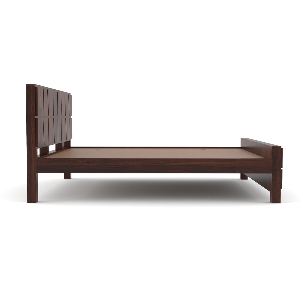 Solid Sheesham Wood king size Bed without storage